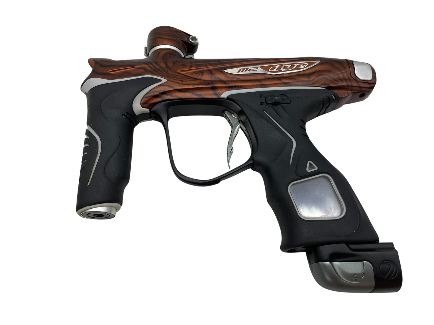 Used Dye M2 "Woodgrain" Paintball Gun Paintball Gun from CPXBrosPaintball Buy/Sell/Trade Paintball Markers, New Paintball Guns, Paintball Hoppers, Paintball Masks, and Hormesis Headbands