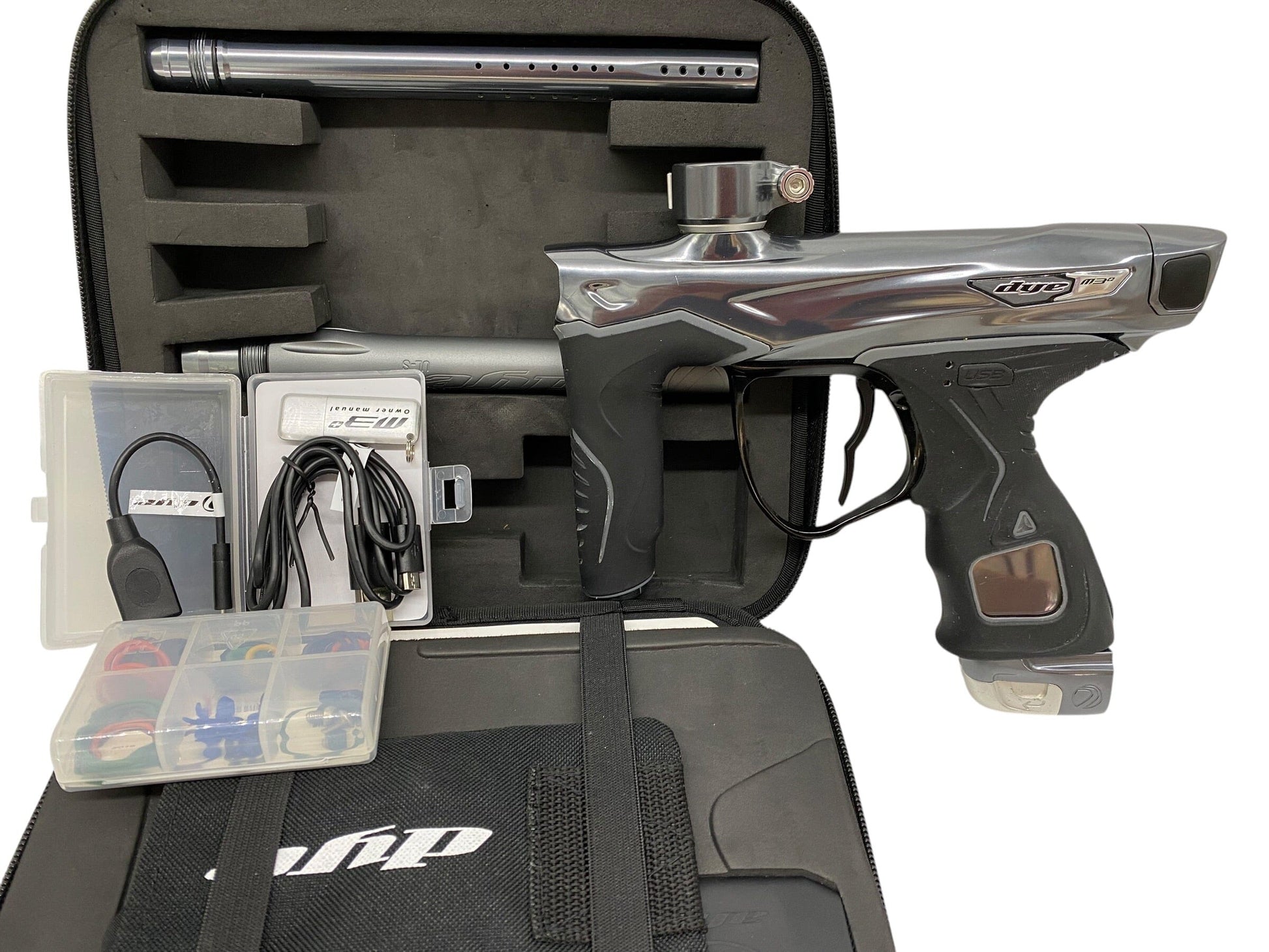 Used Dye M3+ Battleship Paintball Gun Paintball Gun from CPXBrosPaintball Buy/Sell/Trade Paintball Markers, New Paintball Guns, Paintball Hoppers, Paintball Masks, and Hormesis Headbands