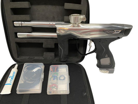 Used Dye M3+ Clear to Cobalt Fade Paintball Gun Paintball Gun from CPXBrosPaintball Buy/Sell/Trade Paintball Markers, New Paintball Guns, Paintball Hoppers, Paintball Masks, and Hormesis Headbands