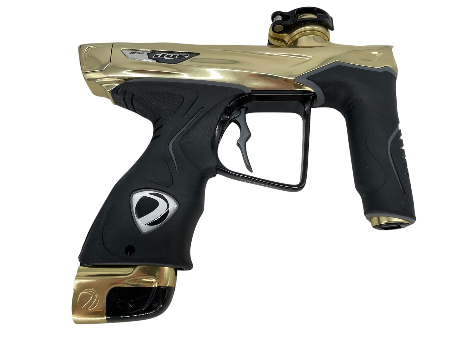 Used Dye M3+ Gold/Black Paintball Gun Paintball Gun from CPXBrosPaintball Buy/Sell/Trade Paintball Markers, New Paintball Guns, Paintball Hoppers, Paintball Masks, and Hormesis Headbands