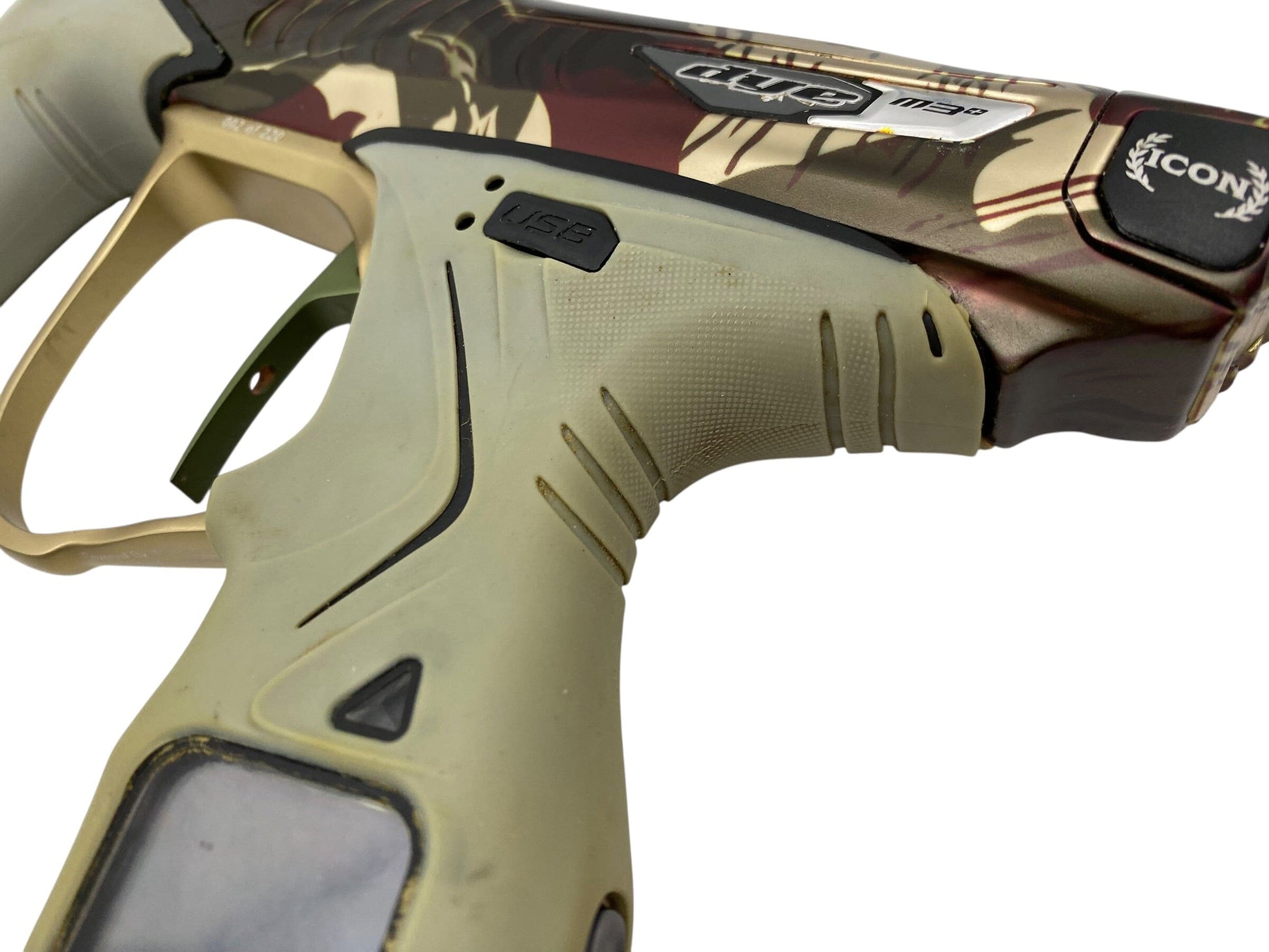 Used Dye M3+ Icon 2 PGA RHODES Paintball Gun Paintball Gun from CPXBrosPaintball Buy/Sell/Trade Paintball Markers, New Paintball Guns, Paintball Hoppers, Paintball Masks, and Hormesis Headbands