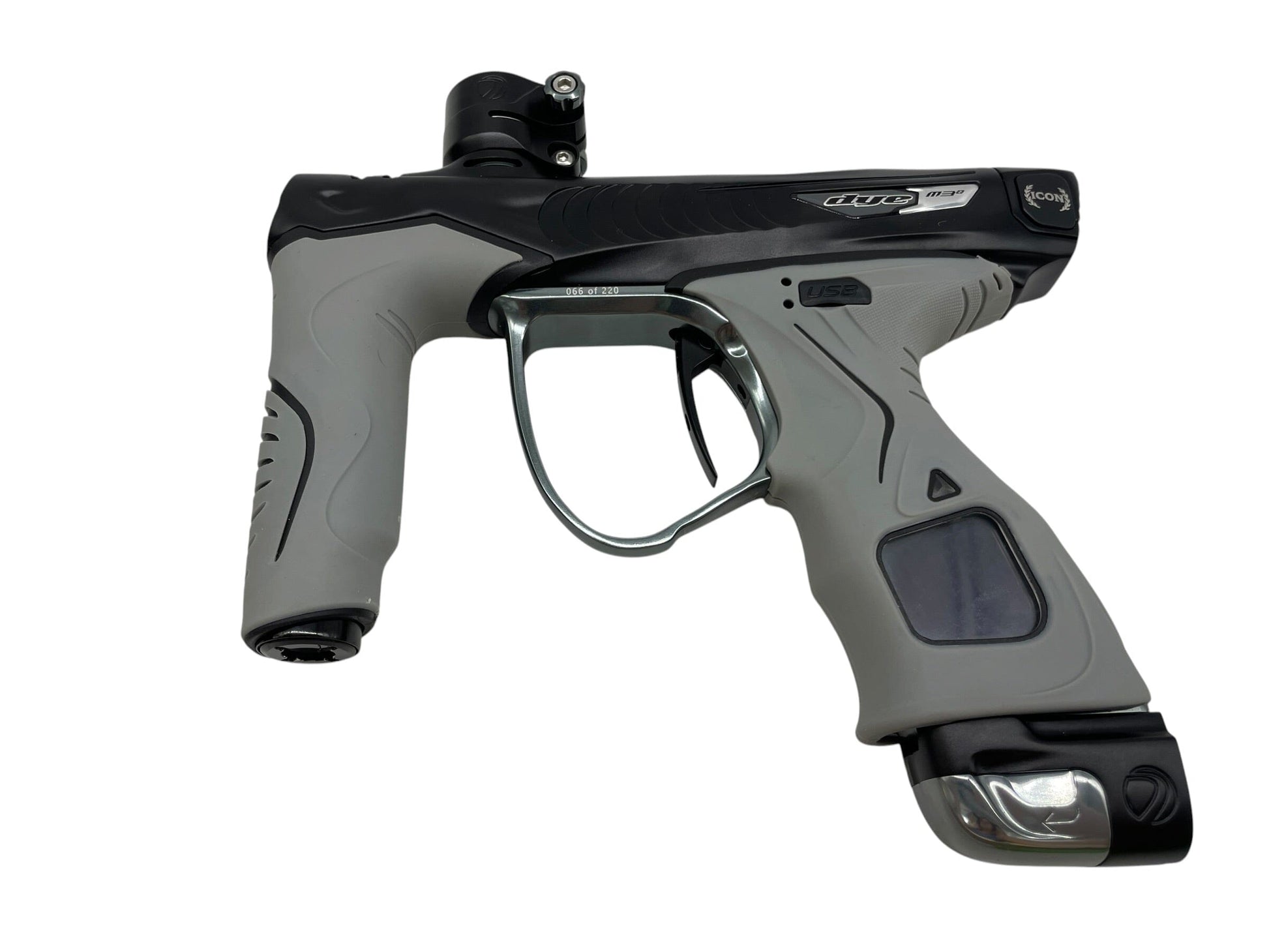 Used Dye M3+ Icon Dark Matter Dust Paintball Gun Paintball Gun from CPXBrosPaintball Buy/Sell/Trade Paintball Markers, New Paintball Guns, Paintball Hoppers, Paintball Masks, and Hormesis Headbands