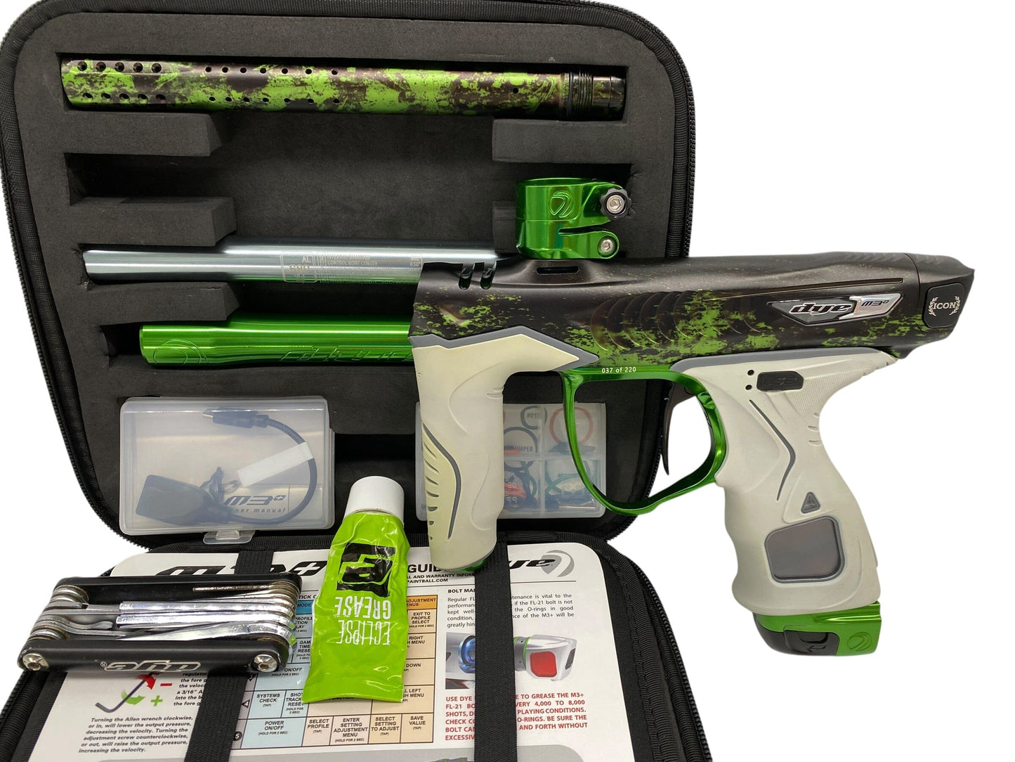 Used Dye M3+ Icon Series PGA Toxic Paintball Gun Paintball Gun from CPXBrosPaintball Buy/Sell/Trade Paintball Markers, New Paintball Guns, Paintball Hoppers, Paintball Masks, and Hormesis Headbands