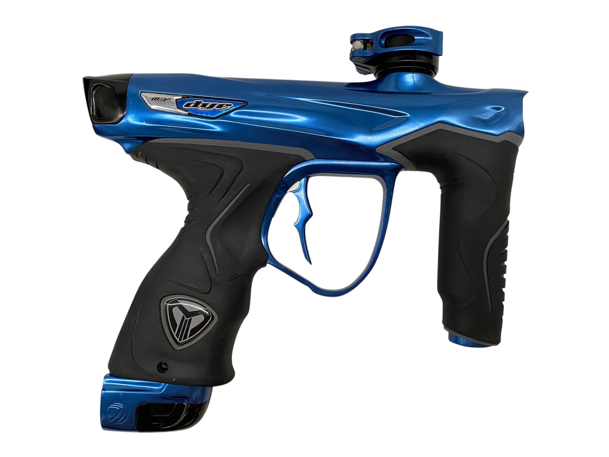 Used Dye M3 + Paintball Gun Blue/Black Paintball Gun from CPXBrosPaintball Buy/Sell/Trade Paintball Markers, New Paintball Guns, Paintball Hoppers, Paintball Masks, and Hormesis Headbands