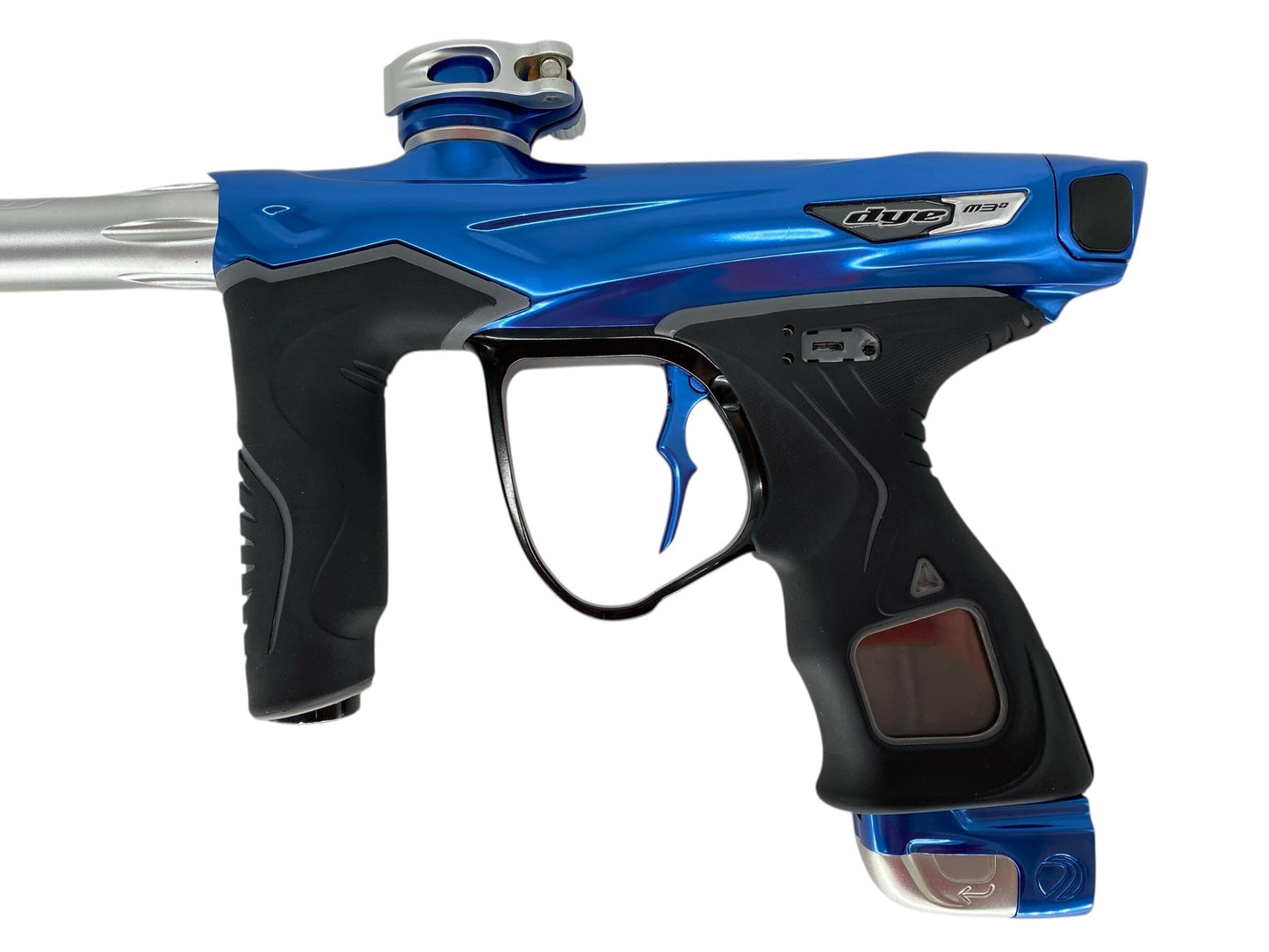 Used Dye M3+ Paintball Gun Blue/Silver Paintball Gun from CPXBrosPaintball Buy/Sell/Trade Paintball Markers, New Paintball Guns, Paintball Hoppers, Paintball Masks, and Hormesis Headbands