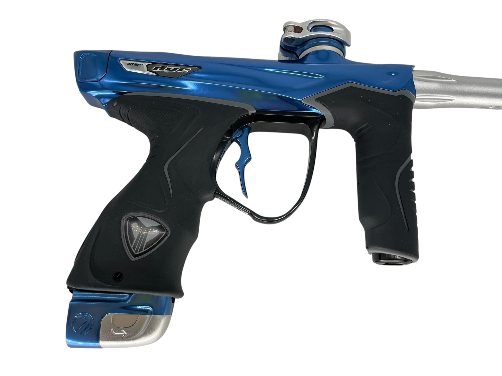 Used Dye M3+ Paintball Gun Blue/Silver Paintball Gun from CPXBrosPaintball Buy/Sell/Trade Paintball Markers, New Paintball Guns, Paintball Hoppers, Paintball Masks, and Hormesis Headbands