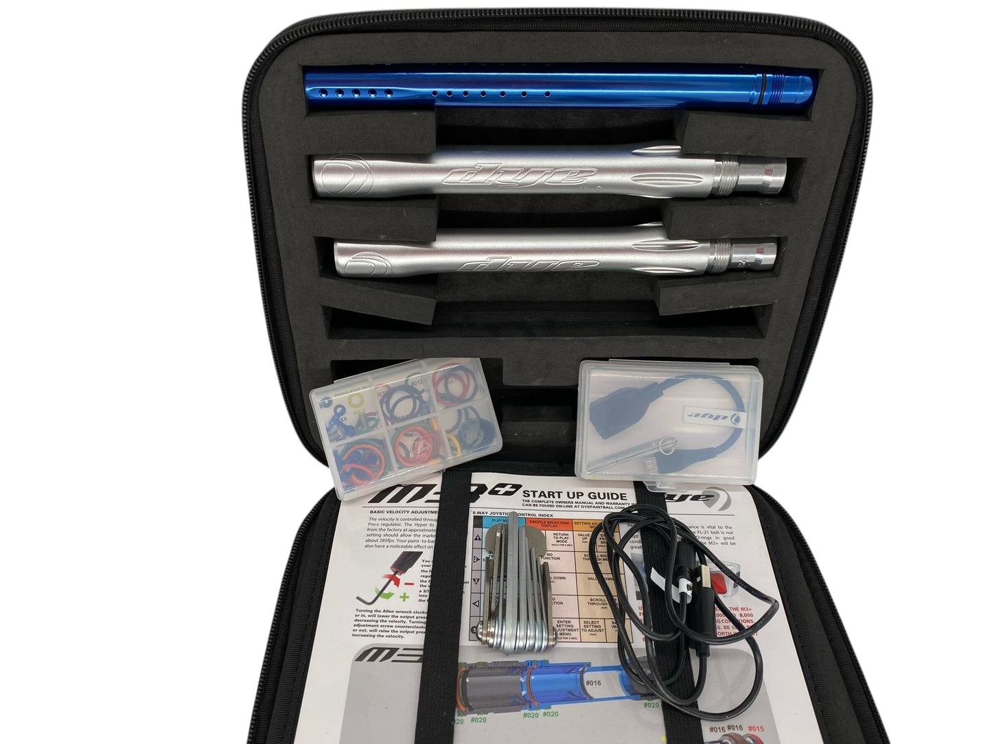 Used Dye M3+ Paintball Gun Blue/Silver Paintball Gun from CPXBrosPaintball Buy/Sell/Trade Paintball Markers, New Paintball Guns, Paintball Hoppers, Paintball Masks, and Hormesis Headbands