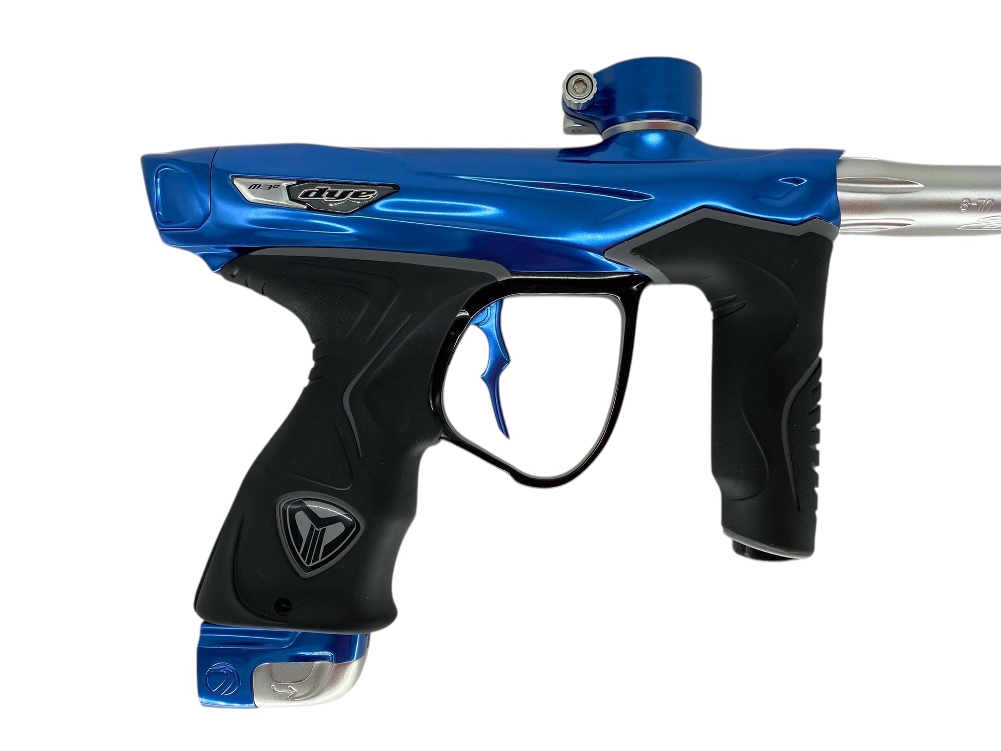 Used Dye M3+ Paintball Gun Blue/Silver Paintball Gun from CPXBrosPaintball Buy/Sell/Trade Paintball Markers, New Paintball Guns, Paintball Hoppers, Paintball Masks, and Hormesis Headbands