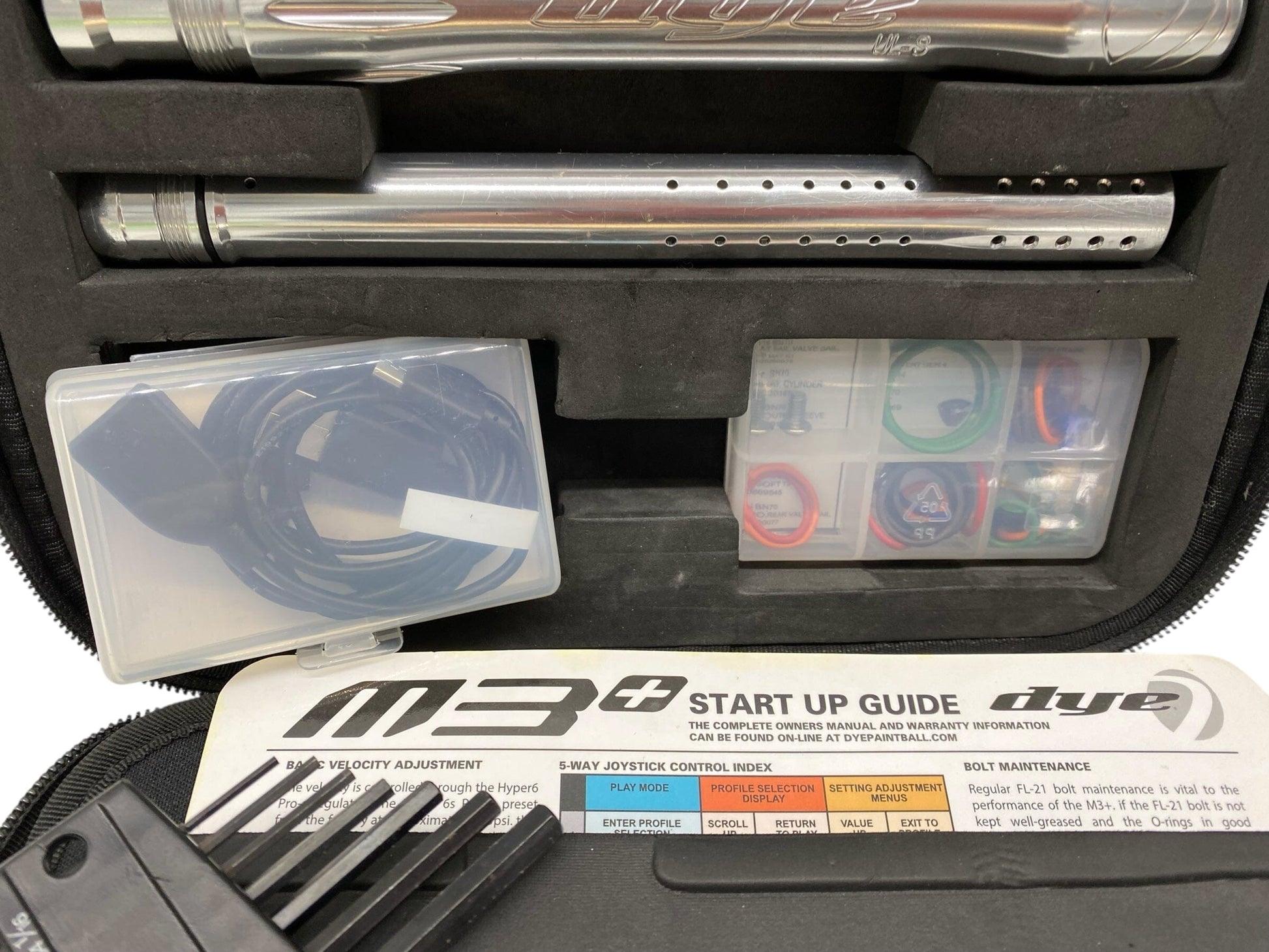 Used Dye M3+ Paintball Gun - Clear to Cobalt Fade Paintball Gun from CPXBrosPaintball Buy/Sell/Trade Paintball Markers, New Paintball Guns, Paintball Hoppers, Paintball Masks, and Hormesis Headbands