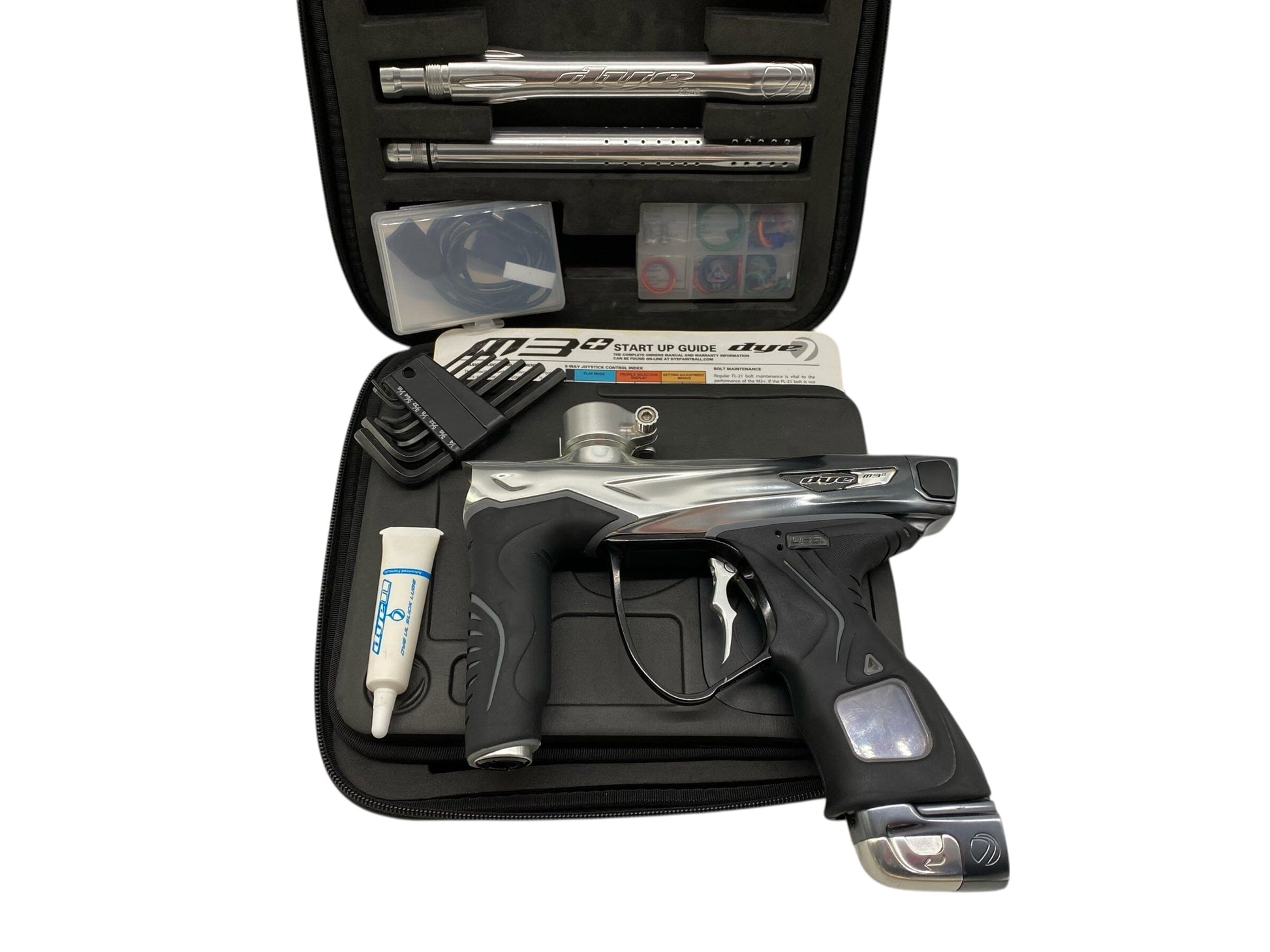 Used Dye M3+ Paintball Gun - Clear to Cobalt Fade Paintball Gun from CPXBrosPaintball Buy/Sell/Trade Paintball Markers, New Paintball Guns, Paintball Hoppers, Paintball Masks, and Hormesis Headbands