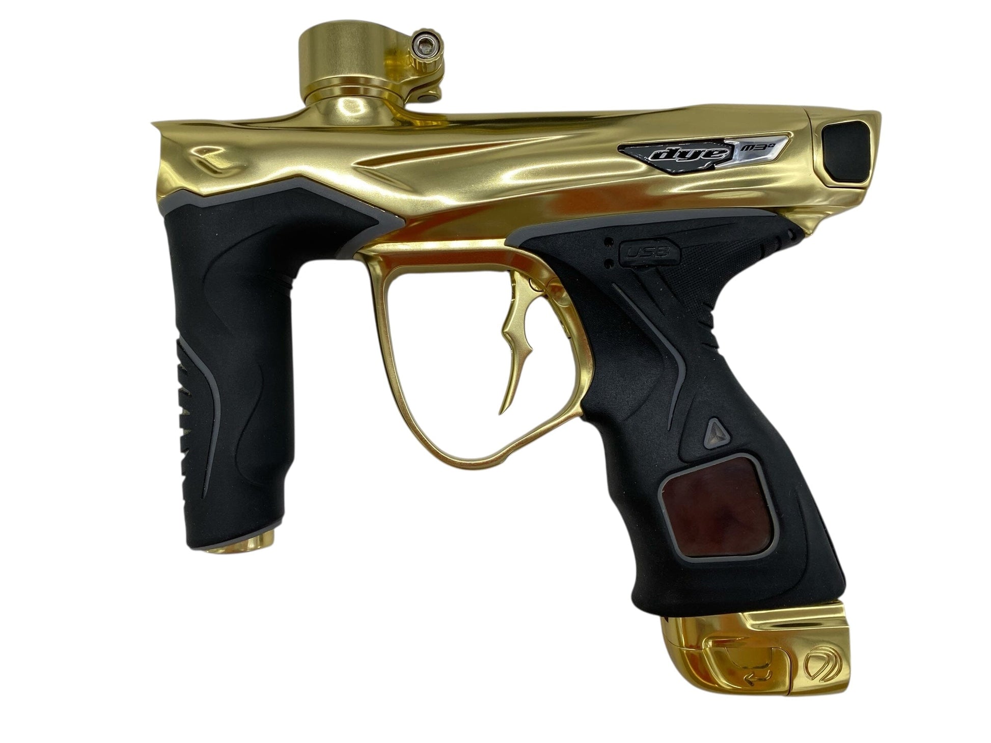 Used Dye M3+ Paintball Gun Gold Paintball Gun from CPXBrosPaintball Buy/Sell/Trade Paintball Markers, New Paintball Guns, Paintball Hoppers, Paintball Masks, and Hormesis Headbands