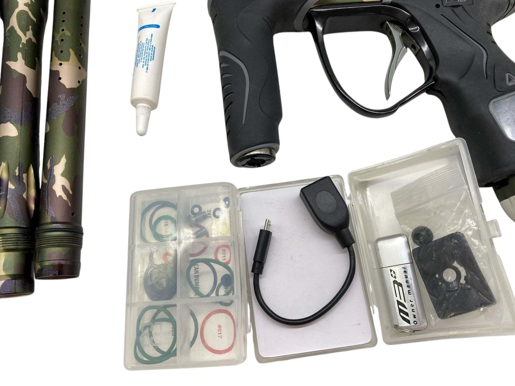 Used Dye M3+ Paintball Gun Woodland Paintball Gun from CPXBrosPaintball Buy/Sell/Trade Paintball Markers, New Paintball Guns, Paintball Hoppers, Paintball Masks, and Hormesis Headbands