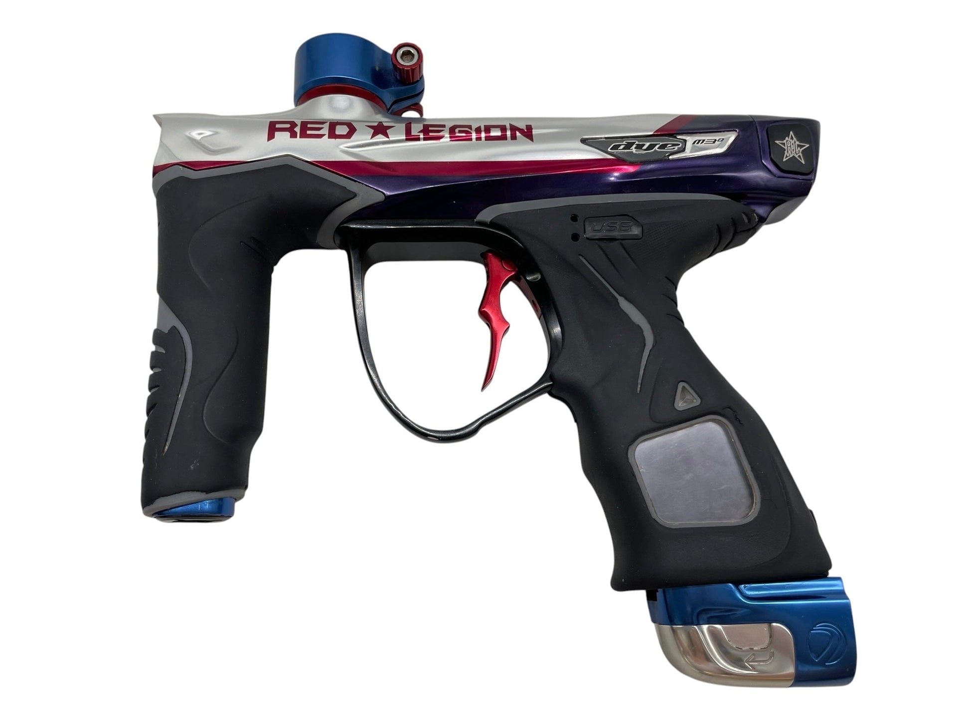 Used Dye M3+ Red Legion Paintball Gun Paintball Gun from CPXBrosPaintball Buy/Sell/Trade Paintball Markers, New Paintball Guns, Paintball Hoppers, Paintball Masks, and Hormesis Headbands