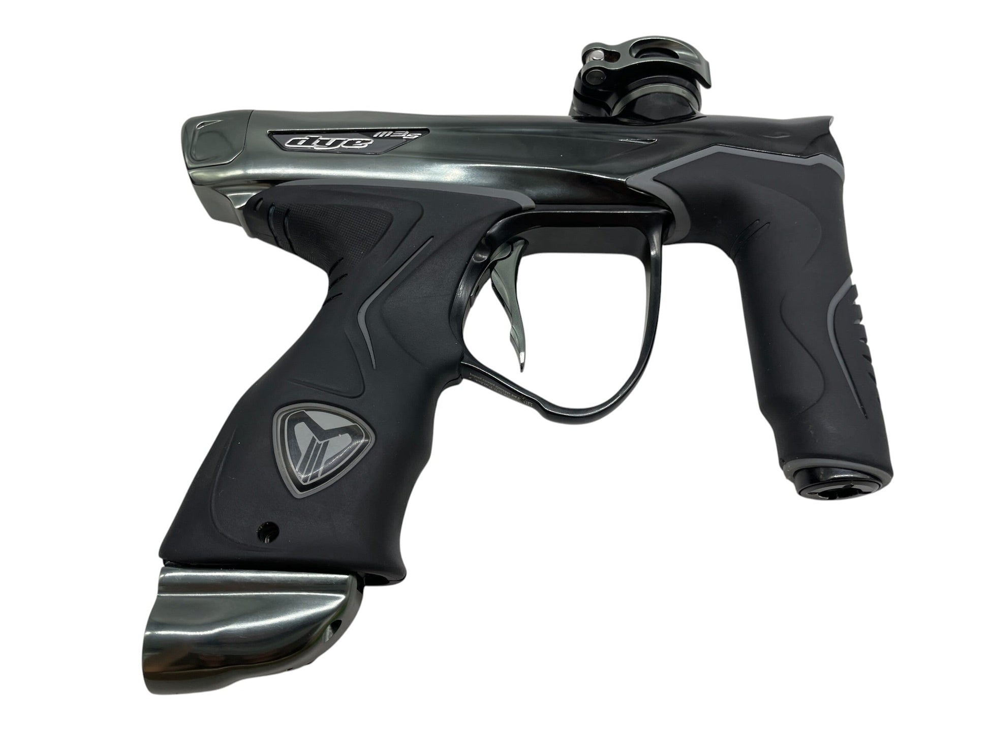 Used Dye M3s Grey To Black Fade Paintball Marker Paintball Gun from CPXBrosPaintball Buy/Sell/Trade Paintball Markers, New Paintball Guns, Paintball Hoppers, Paintball Masks, and Hormesis Headbands