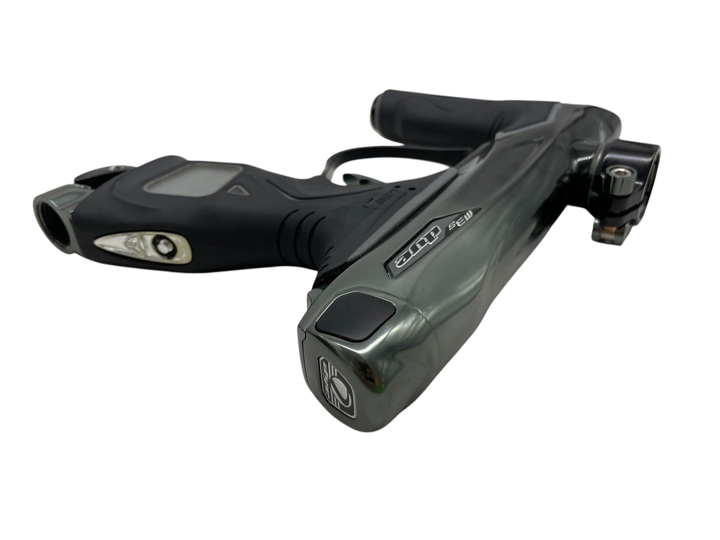 Used Dye M3s Grey To Black Fade Paintball Marker Paintball Gun from CPXBrosPaintball Buy/Sell/Trade Paintball Markers, New Paintball Guns, Paintball Hoppers, Paintball Masks, and Hormesis Headbands