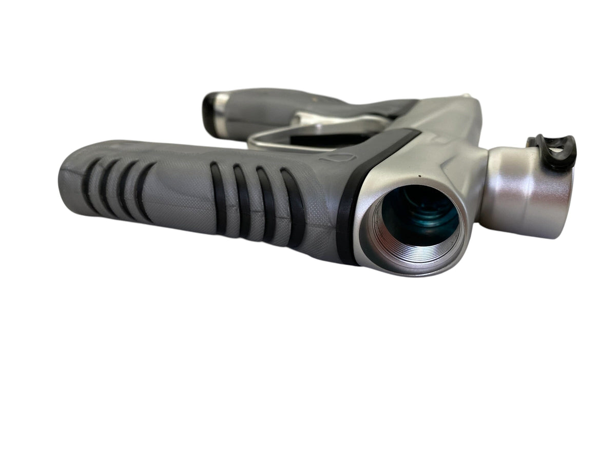 Used Dye Mxr LIQUID SILVER Paintball Gun Paintball Gun from CPXBrosPaintball Buy/Sell/Trade Paintball Markers, New Paintball Guns, Paintball Hoppers, Paintball Masks, and Hormesis Headbands