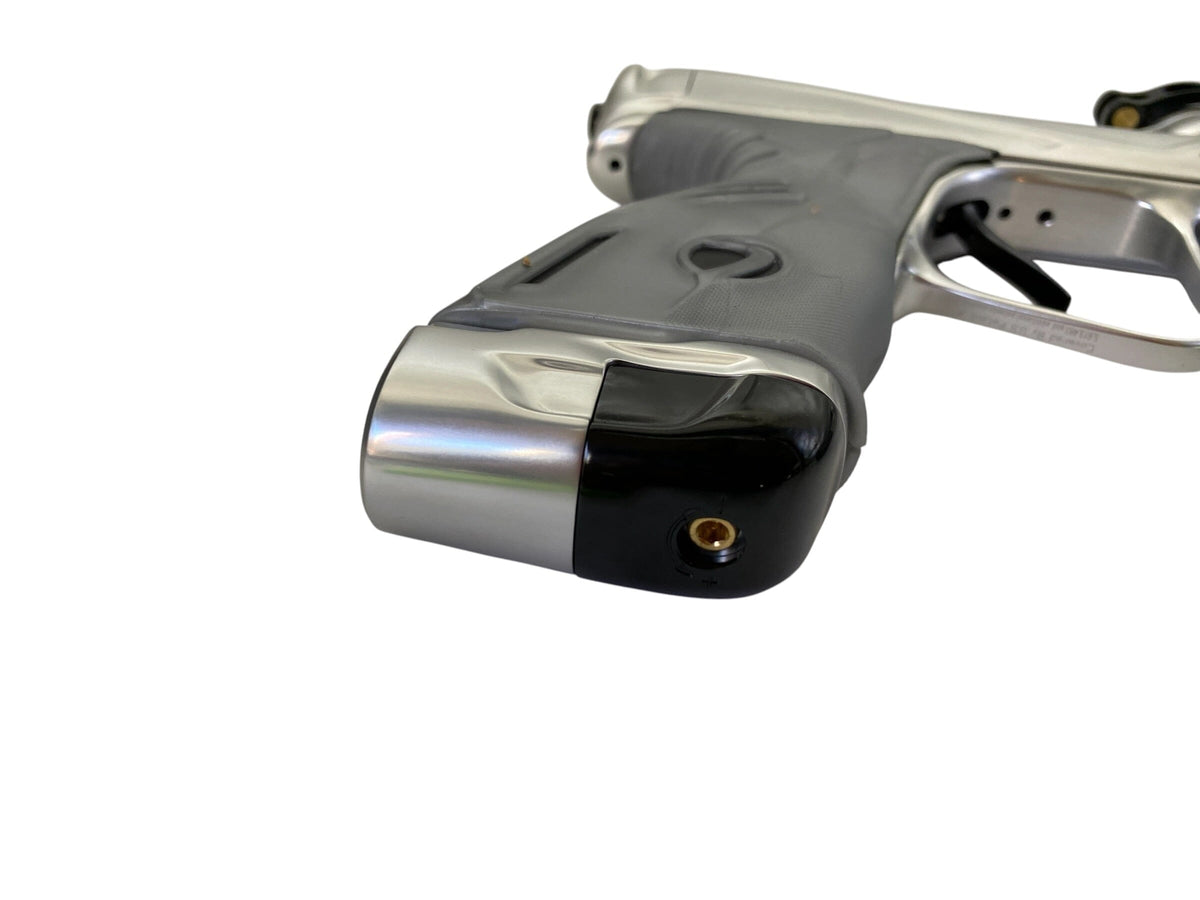 Used Dye Mxr LIQUID SILVER Paintball Gun Paintball Gun from CPXBrosPaintball Buy/Sell/Trade Paintball Markers, New Paintball Guns, Paintball Hoppers, Paintball Masks, and Hormesis Headbands