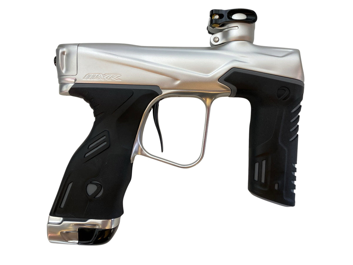 Used Dye MXR LIQUID SILVER Paintball Gun Paintball Gun from CPXBrosPaintball Buy/Sell/Trade Paintball Markers, New Paintball Guns, Paintball Hoppers, Paintball Masks, and Hormesis Headbands