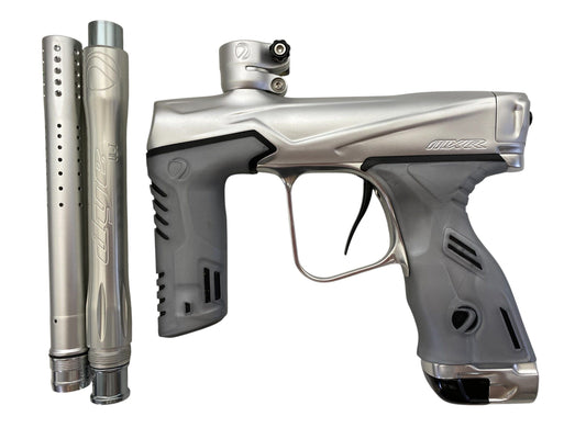 Used Dye Mxr LIQUID SILVER Paintball Gun Paintball Gun from CPXBrosPaintball Buy/Sell/Trade Paintball Markers, New Paintball Guns, Paintball Hoppers, Paintball Masks, and Hormesis Headbands