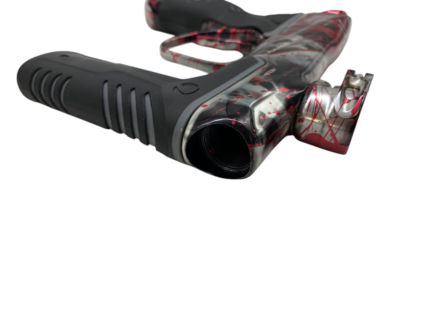 Used Dye Mxr Paintball Gun Blood Splash (METHOD BOLT and Freeflow Trigger Shoe) Paintball Gun from CPXBrosPaintball Buy/Sell/Trade Paintball Markers, New Paintball Guns, Paintball Hoppers, Paintball Masks, and Hormesis Headbands