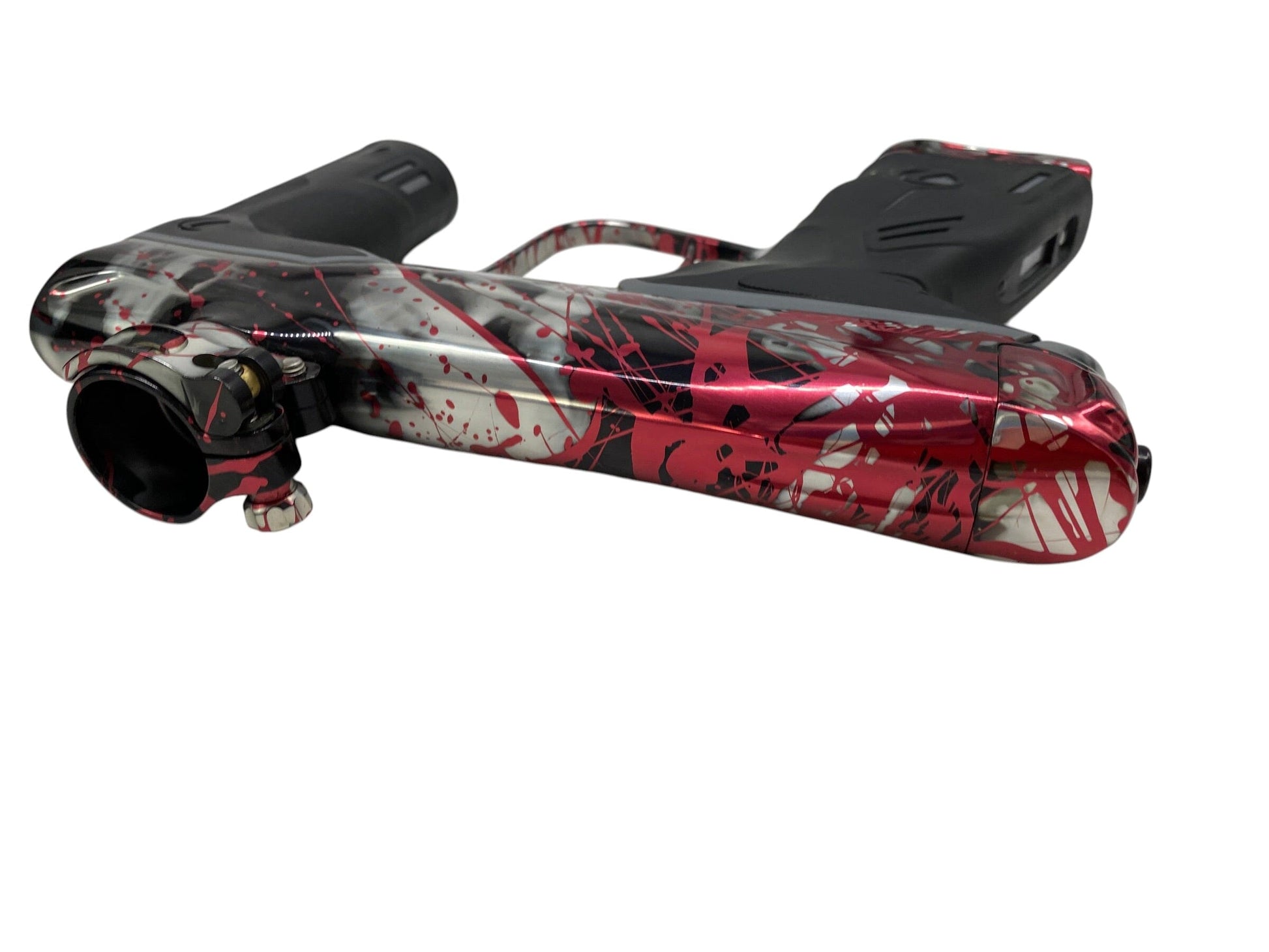 Used Dye Mxr Paintball Gun Blood Splash (METHOD BOLT and Freeflow Trigger Shoe) Paintball Gun from CPXBrosPaintball Buy/Sell/Trade Paintball Markers, New Paintball Guns, Paintball Hoppers, Paintball Masks, and Hormesis Headbands