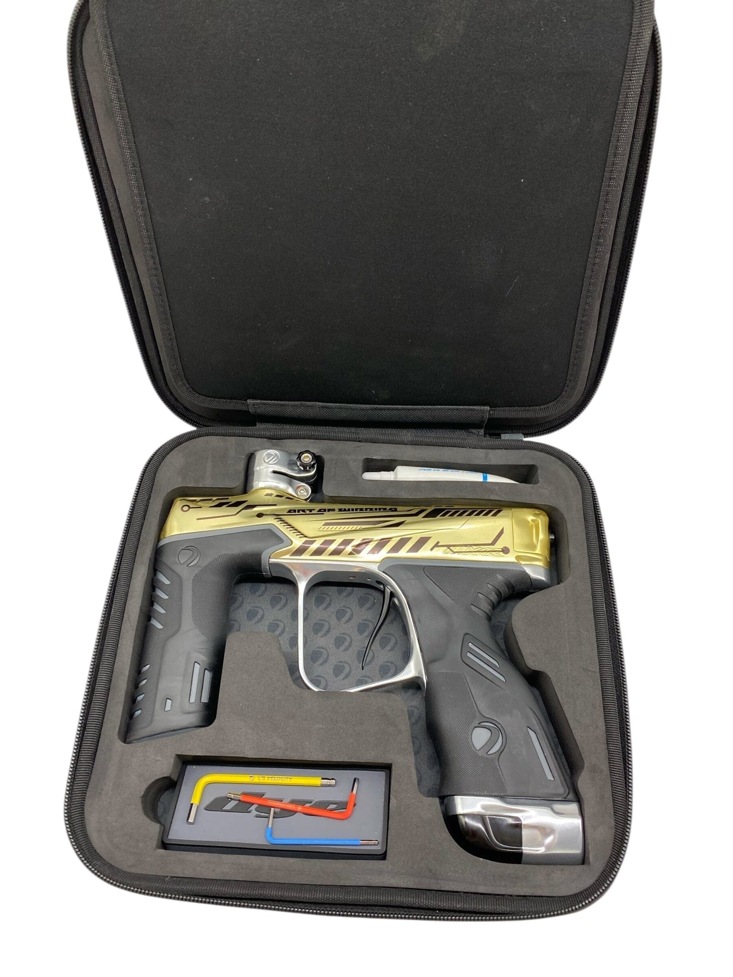 Used Dye MXR Paintball Gun Gold Paintball Gun from CPXBrosPaintball Buy/Sell/Trade Paintball Markers, New Paintball Guns, Paintball Hoppers, Paintball Masks, and Hormesis Headbands