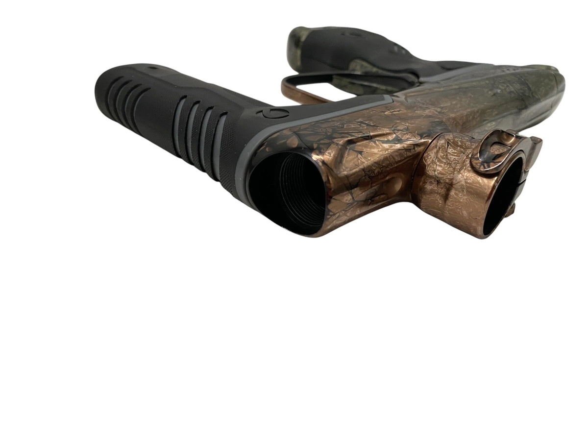 Used Dye Mxr Paintball Gun Green/Brown Marble Fade Paintball Gun from CPXBrosPaintball Buy/Sell/Trade Paintball Markers, New Paintball Guns, Paintball Hoppers, Paintball Masks, and Hormesis Headbands