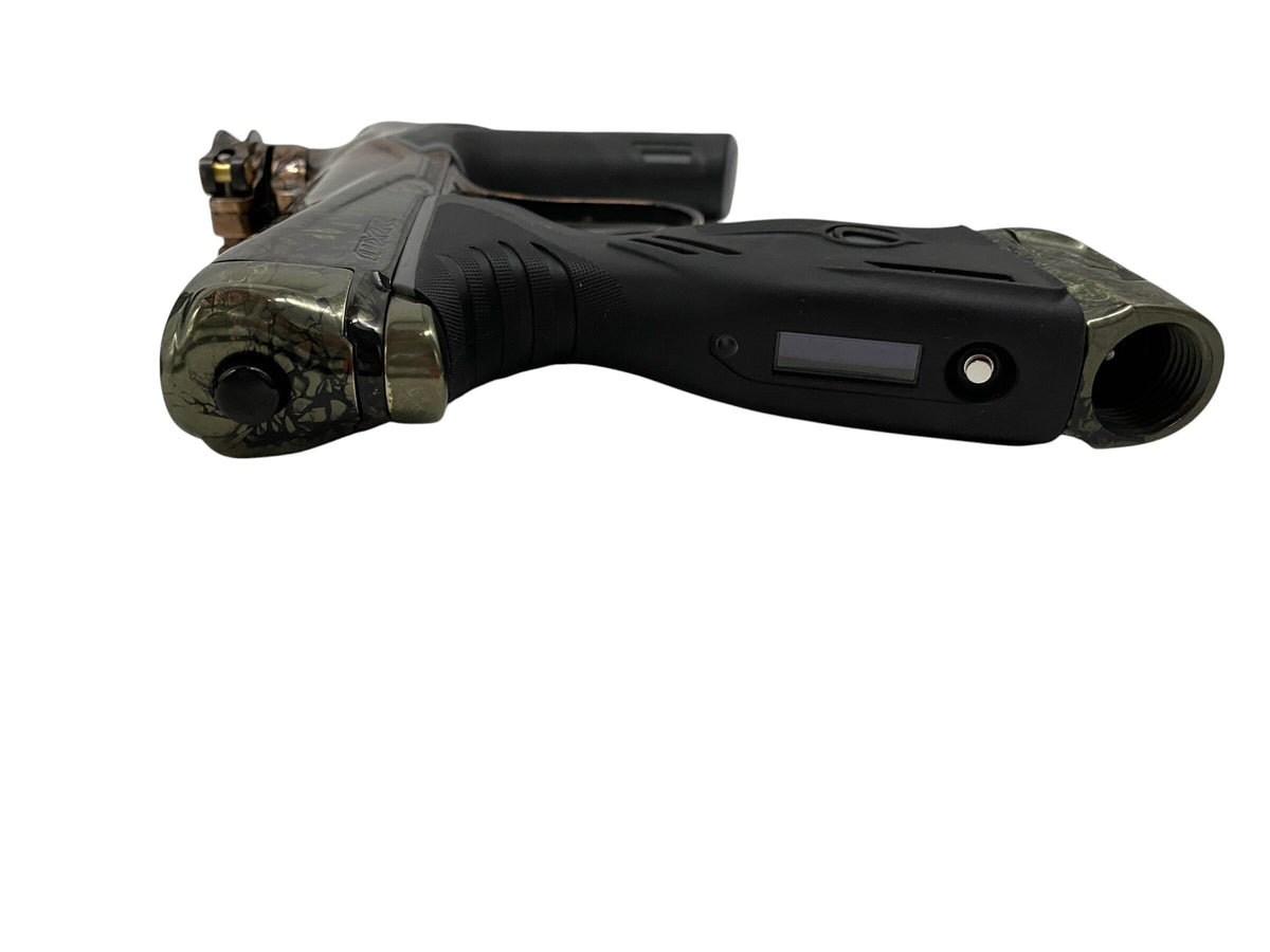 Used Dye Mxr Paintball Gun Green/Brown Marble Fade Paintball Gun from CPXBrosPaintball Buy/Sell/Trade Paintball Markers, New Paintball Guns, Paintball Hoppers, Paintball Masks, and Hormesis Headbands