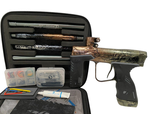 Used Dye Mxr Paintball Gun Green/Brown Marble Fade Paintball Gun from CPXBrosPaintball Buy/Sell/Trade Paintball Markers, New Paintball Guns, Paintball Hoppers, Paintball Masks, and Hormesis Headbands