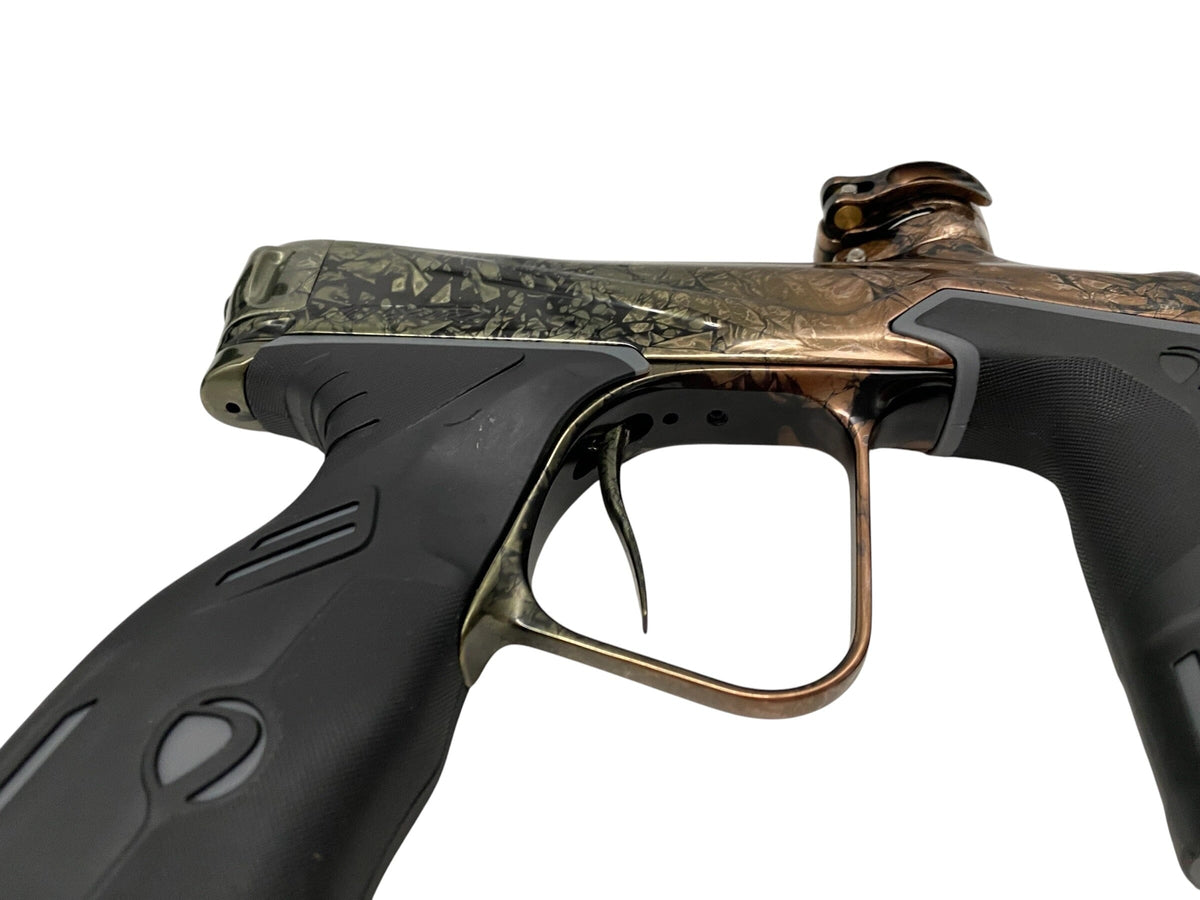 Used Dye Mxr Paintball Gun Green/Brown Marble Fade Paintball Gun from CPXBrosPaintball Buy/Sell/Trade Paintball Markers, New Paintball Guns, Paintball Hoppers, Paintball Masks, and Hormesis Headbands