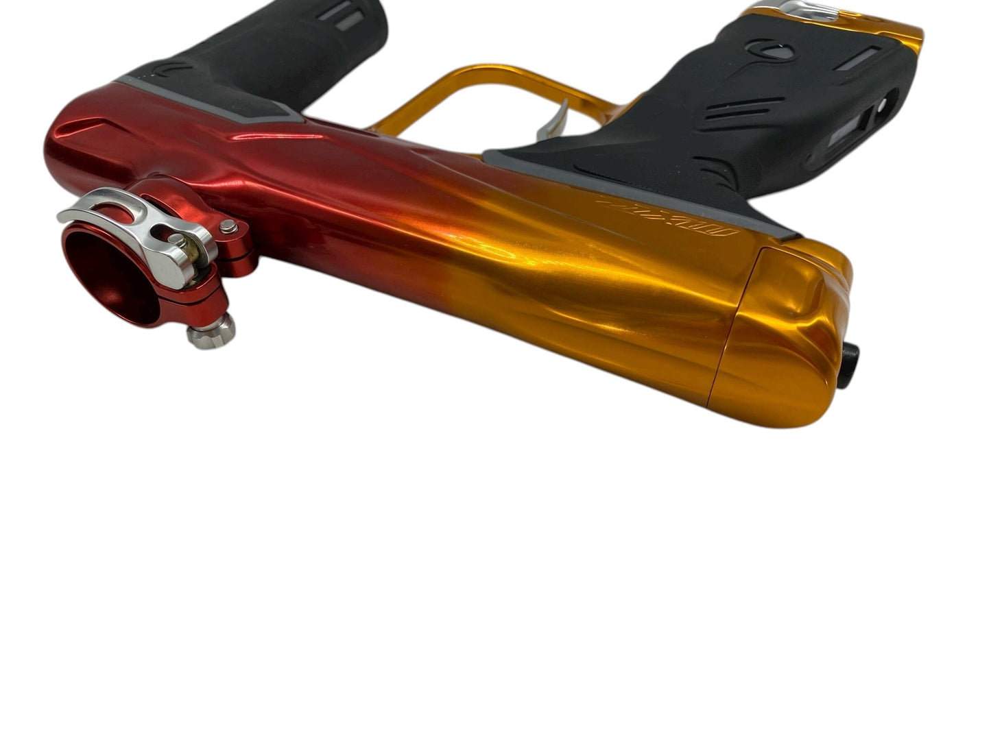 Used Dye MXR Paintball Gun Red/Oarnge Fade Paintball Gun from CPXBrosPaintball Buy/Sell/Trade Paintball Markers, New Paintball Guns, Paintball Hoppers, Paintball Masks, and Hormesis Headbands