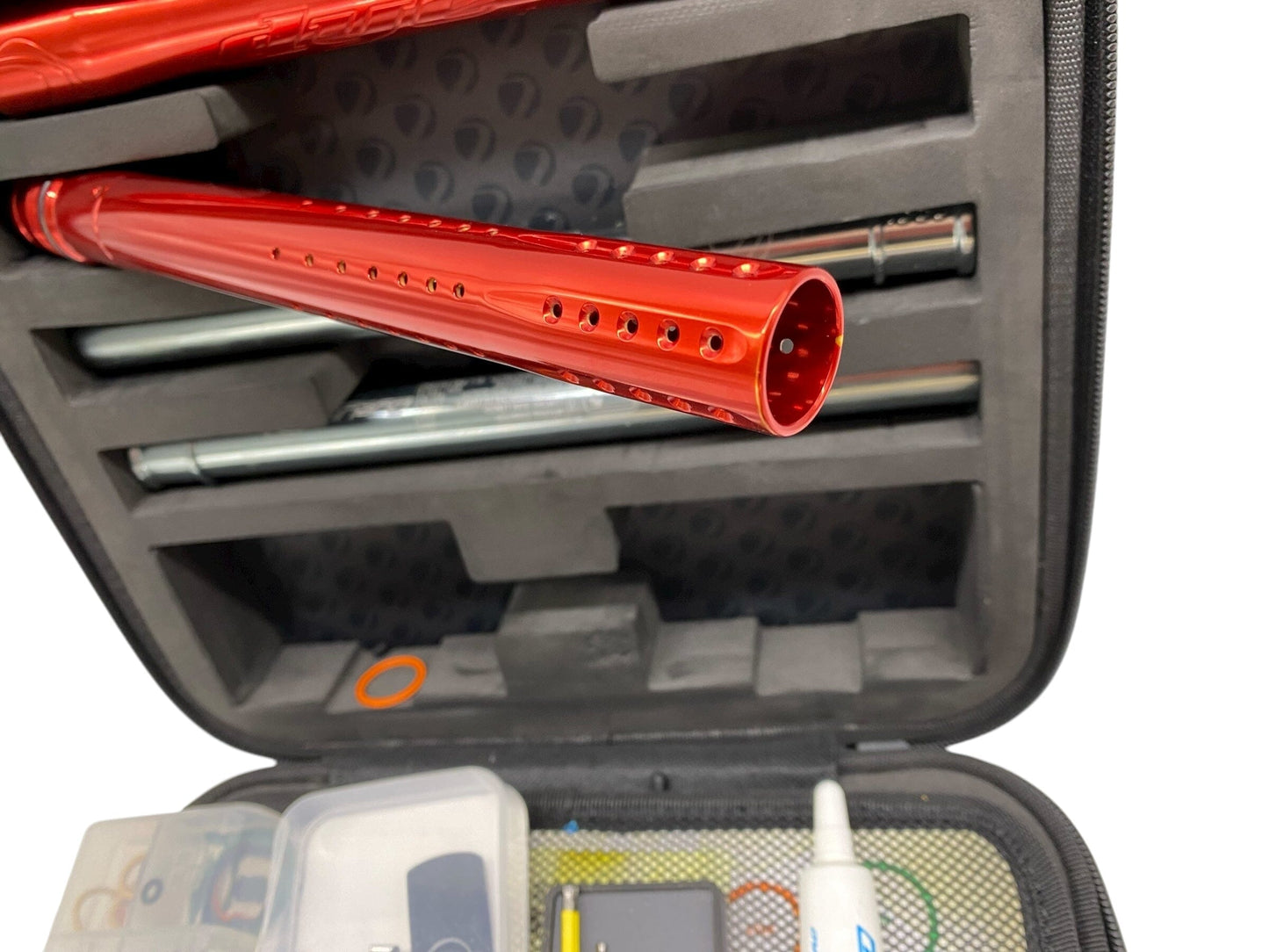 Used Dye MXR Paintball Gun Red/Oarnge Fade Paintball Gun from CPXBrosPaintball Buy/Sell/Trade Paintball Markers, New Paintball Guns, Paintball Hoppers, Paintball Masks, and Hormesis Headbands