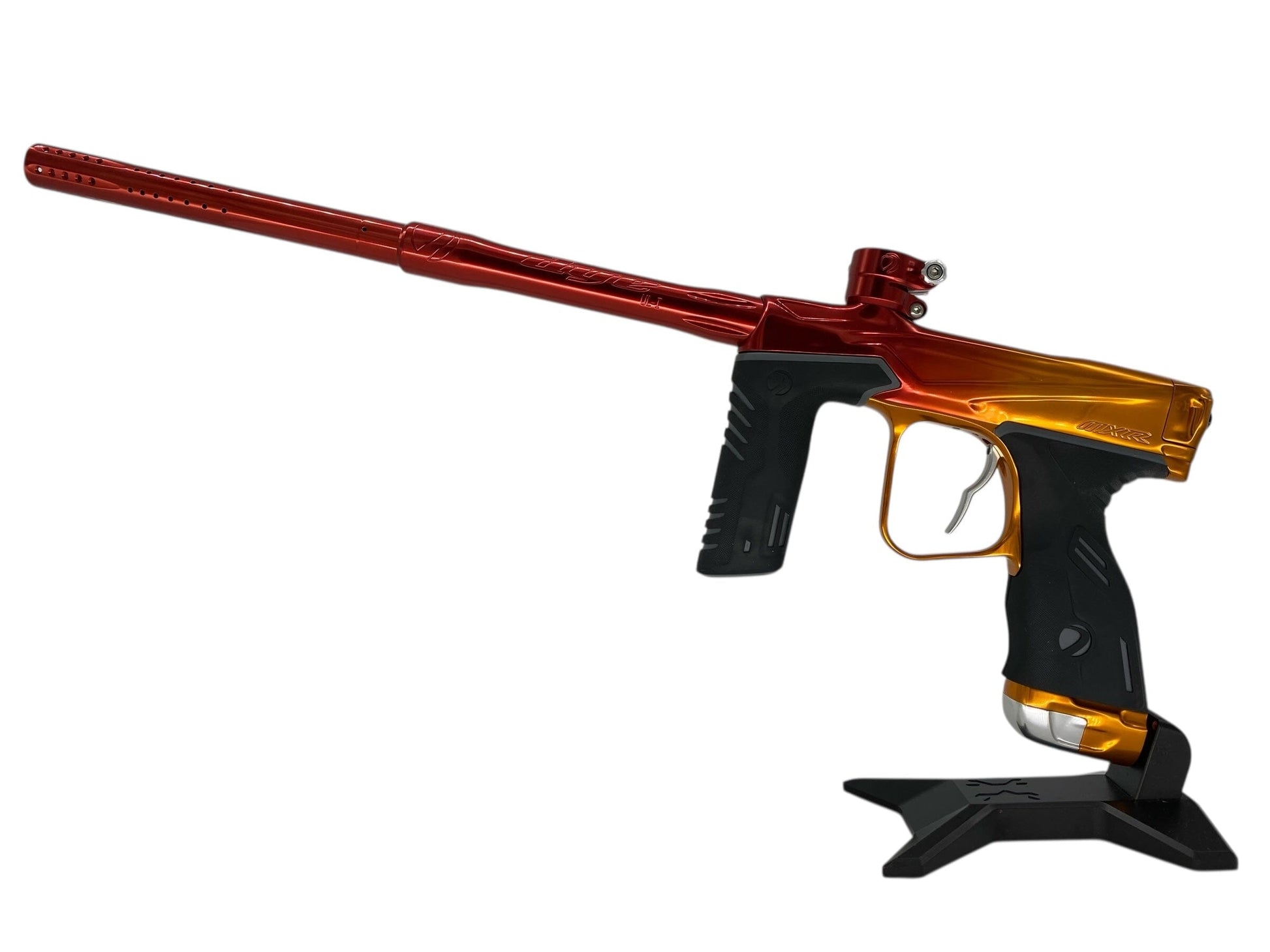 Used Dye MXR Paintball Gun Sunrise Fade Paintball Gun from CPXBrosPaintball Buy/Sell/Trade Paintball Markers, New Paintball Guns, Paintball Hoppers, Paintball Masks, and Hormesis Headbands