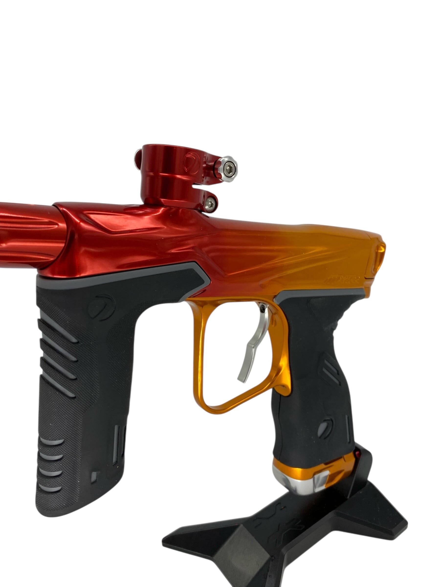 Used Dye MXR Paintball Gun Sunrise Fade Paintball Gun from CPXBrosPaintball Buy/Sell/Trade Paintball Markers, New Paintball Guns, Paintball Hoppers, Paintball Masks, and Hormesis Headbands