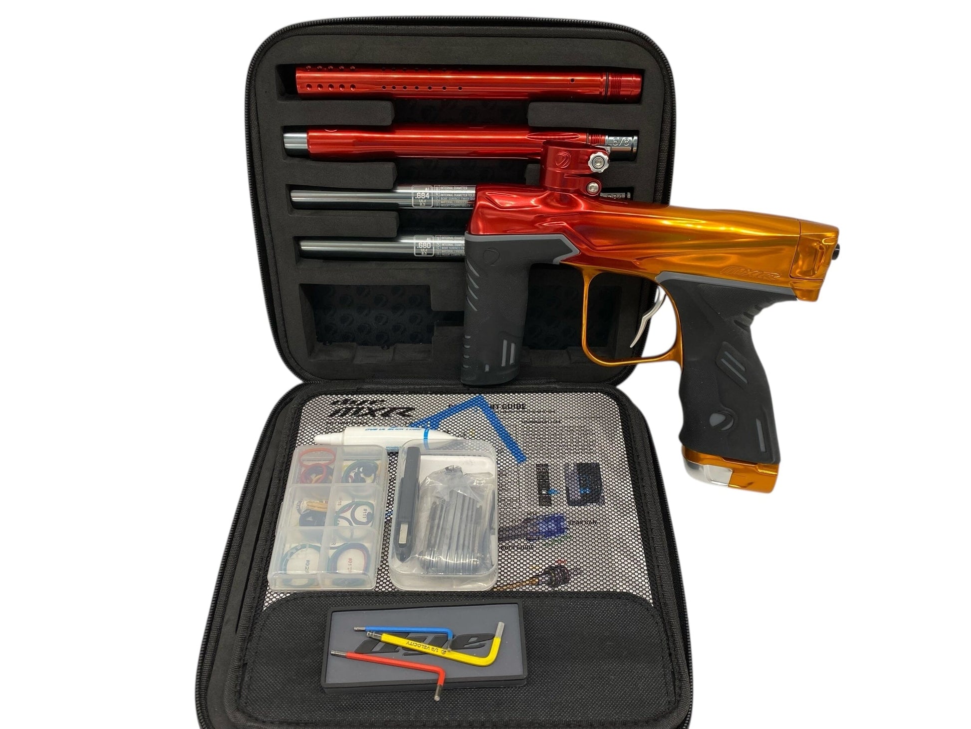 Used Dye MXR Paintball Gun Sunrise Fade Paintball Gun from CPXBrosPaintball Buy/Sell/Trade Paintball Markers, New Paintball Guns, Paintball Hoppers, Paintball Masks, and Hormesis Headbands