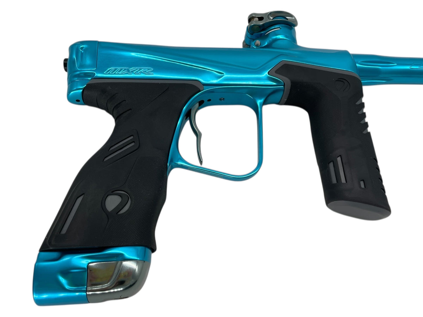 Used Dye MXR Paintball Gun Teal Paintball Gun from CPXBrosPaintball Buy/Sell/Trade Paintball Markers, New Paintball Guns, Paintball Hoppers, Paintball Masks, and Hormesis Headbands