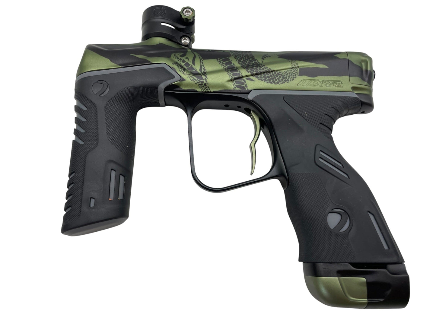 Used DYE MXR Sandana Olive Limited Edition Paintball Gun Paintball Gun from CPXBrosPaintball Buy/Sell/Trade Paintball Markers, New Paintball Guns, Paintball Hoppers, Paintball Masks, and Hormesis Headbands
