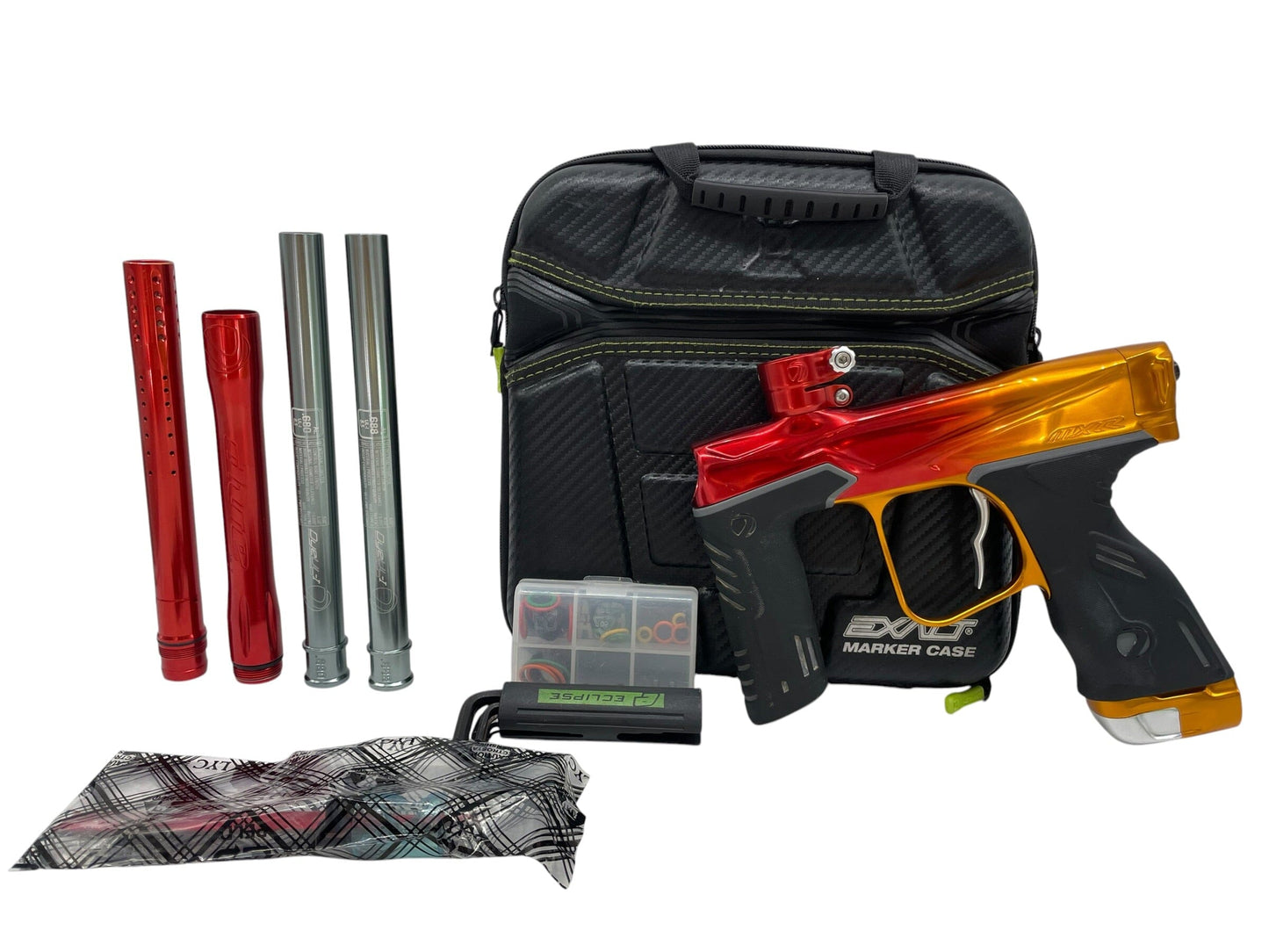 Used Dye MXR Sunrise Fade Paintball Gun Paintball Gun from CPXBrosPaintball Buy/Sell/Trade Paintball Markers, New Paintball Guns, Paintball Hoppers, Paintball Masks, and Hormesis Headbands