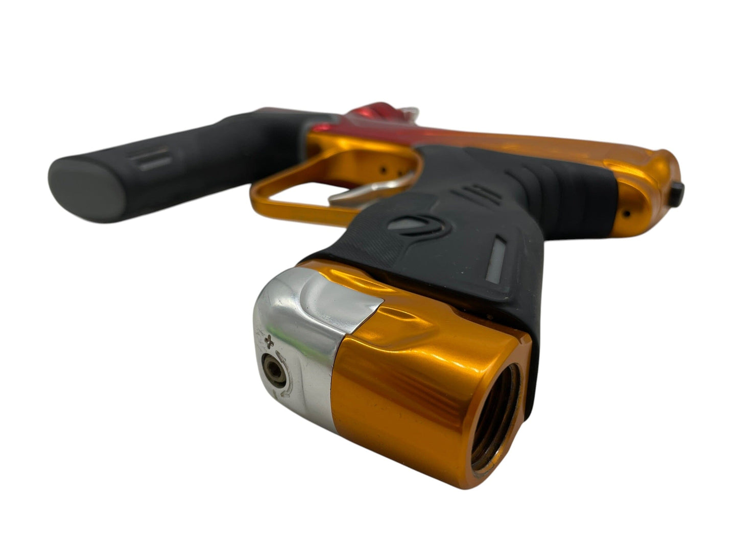 Used Dye MXR Sunrise Red/Orange Fade Paintball Gun Paintball Gun from CPXBrosPaintball Buy/Sell/Trade Paintball Markers, New Paintball Guns, Paintball Hoppers, Paintball Masks, and Hormesis Headbands