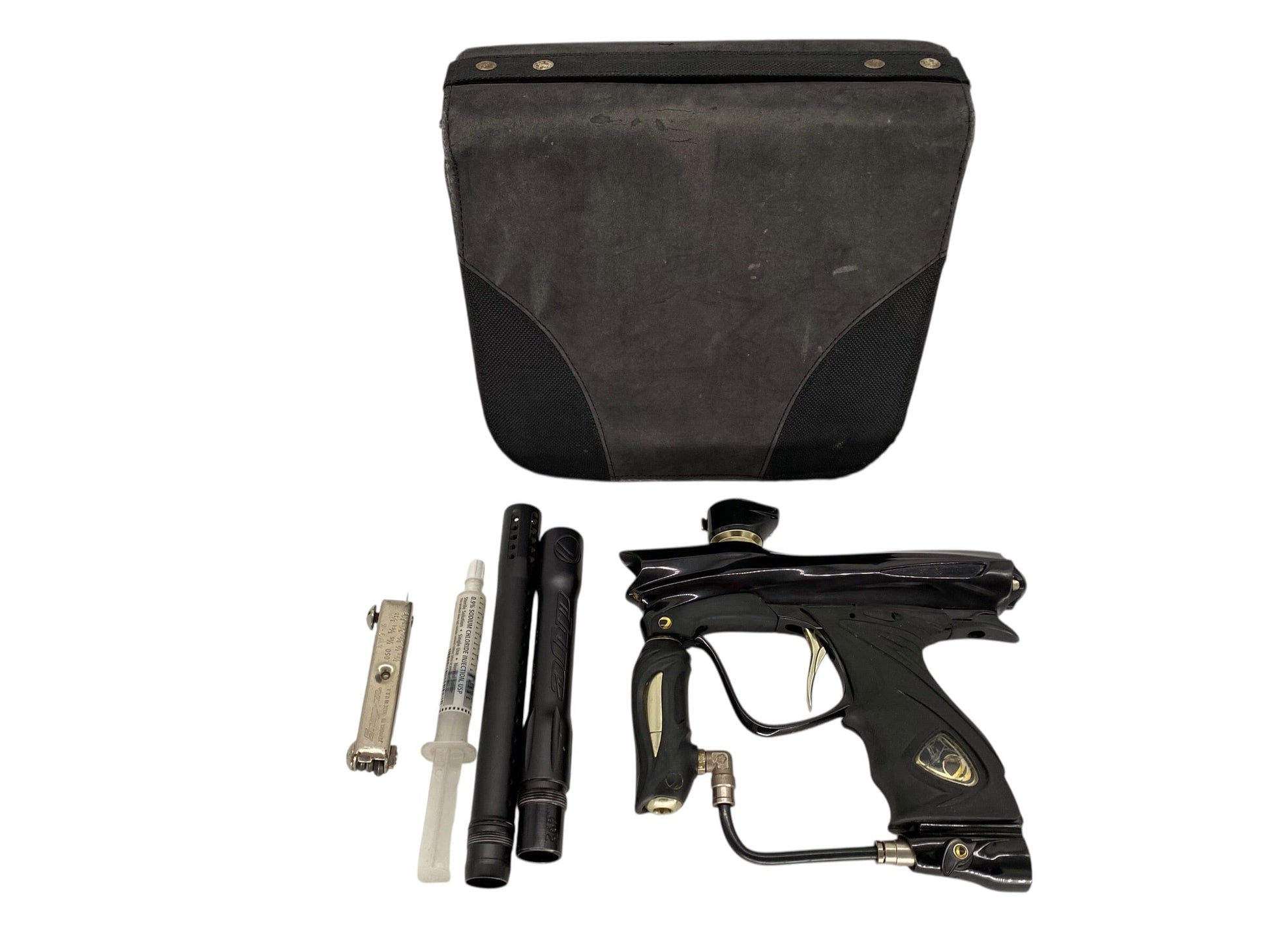 Used Dye Nt 10 Paintball Gun Black/Gold Paintball Gun from CPXBrosPaintball Buy/Sell/Trade Paintball Markers, New Paintball Guns, Paintball Hoppers, Paintball Masks, and Hormesis Headbands