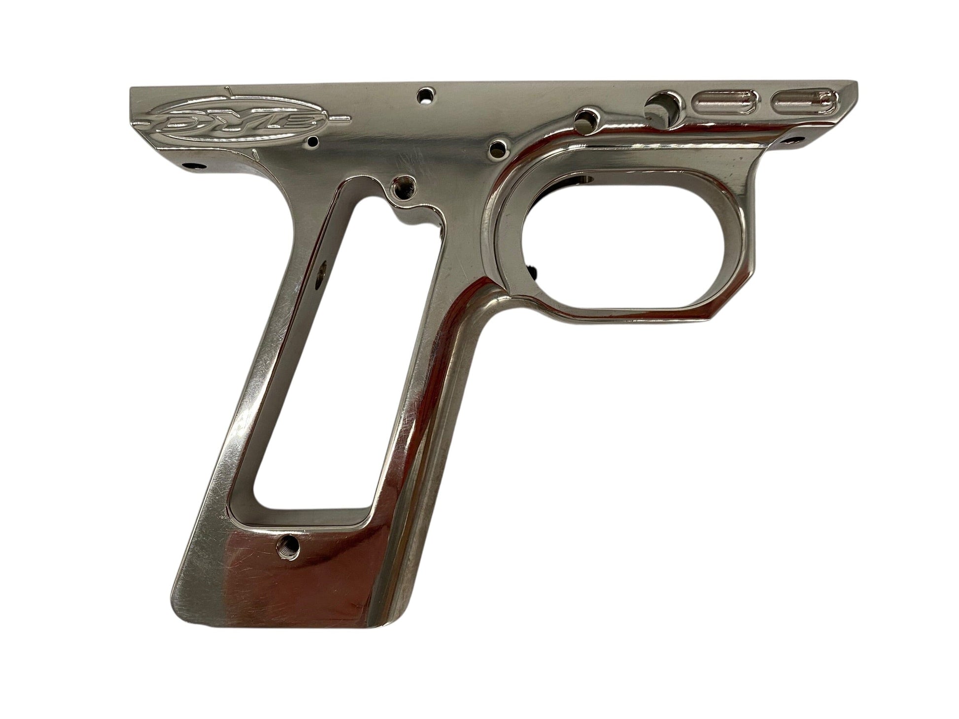Used Dye Pro 45 Frame Spyder Chrome Paintball Gun from CPXBrosPaintball Buy/Sell/Trade Paintball Markers, New Paintball Guns, Paintball Hoppers, Paintball Masks, and Hormesis Headbands