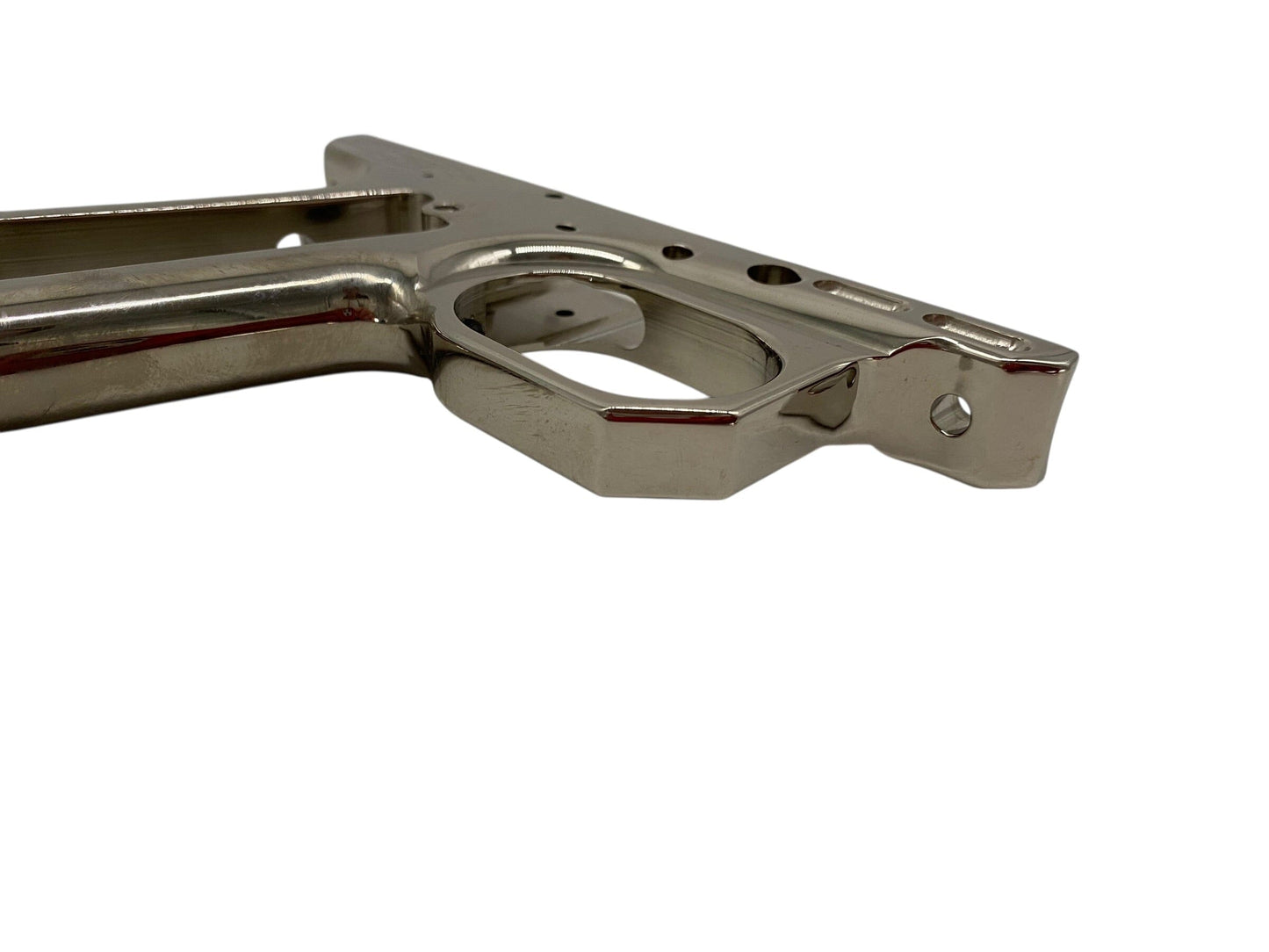 Used Dye Pro 45 Frame Spyder Chrome Paintball Gun from CPXBrosPaintball Buy/Sell/Trade Paintball Markers, New Paintball Guns, Paintball Hoppers, Paintball Masks, and Hormesis Headbands