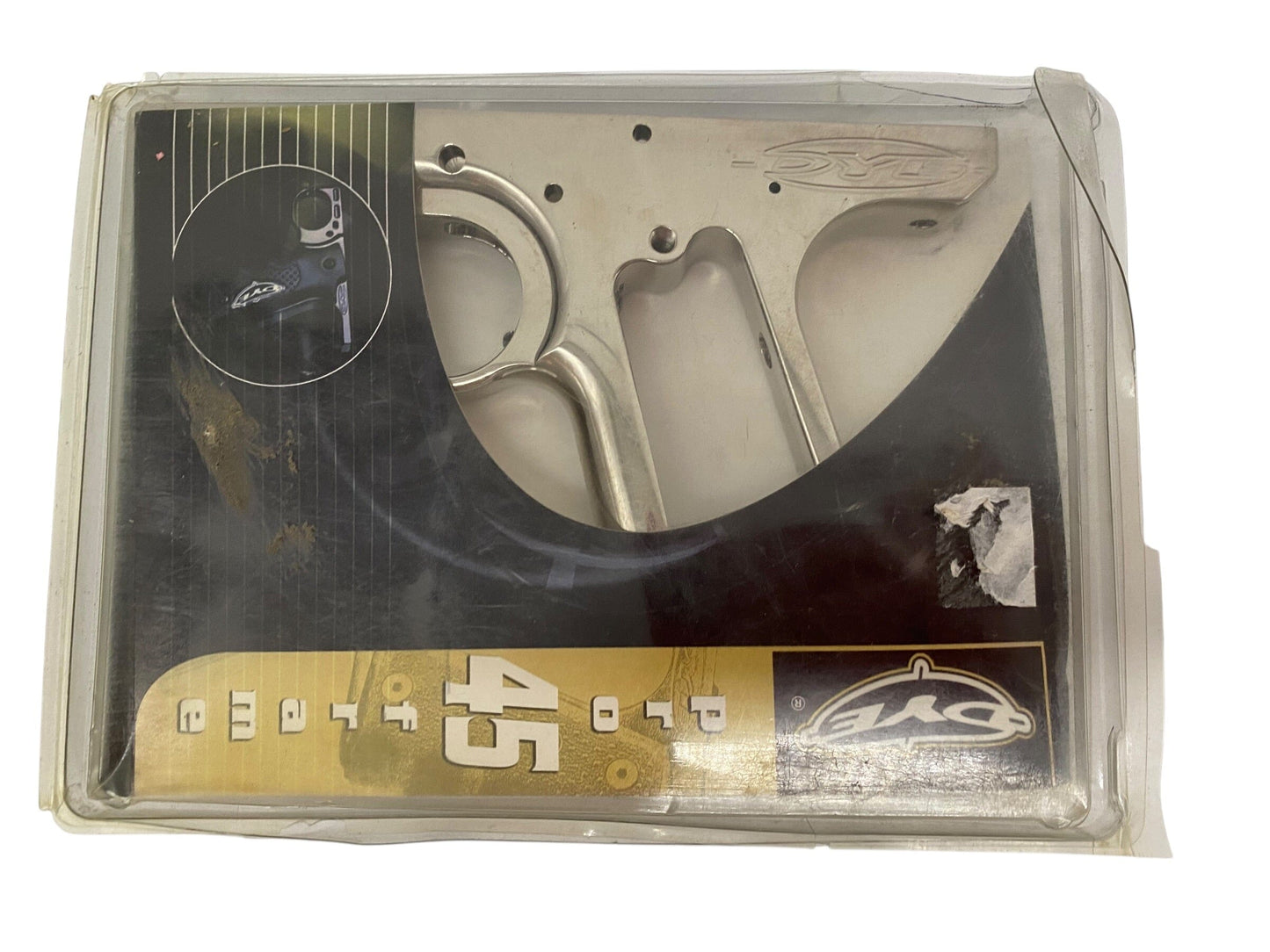 Used Dye Pro 45 Frame Spyder Chrome Paintball Gun from CPXBrosPaintball Buy/Sell/Trade Paintball Markers, New Paintball Guns, Paintball Hoppers, Paintball Masks, and Hormesis Headbands