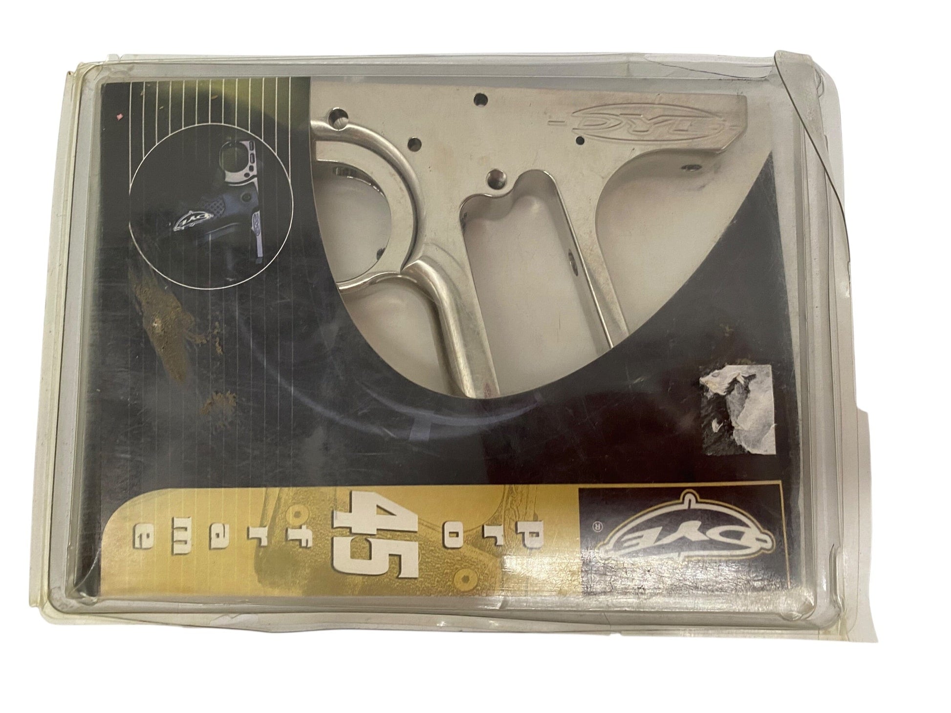 Used Dye Pro 45 Frame Spyder Chrome Paintball Gun from CPXBrosPaintball Buy/Sell/Trade Paintball Markers, New Paintball Guns, Paintball Hoppers, Paintball Masks, and Hormesis Headbands