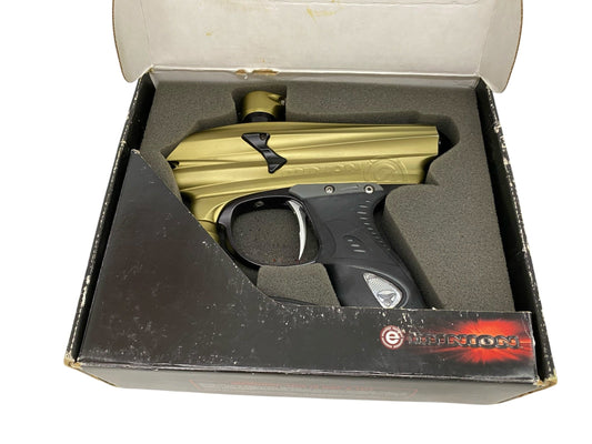 Used DYE / Proto EVIL MINION 6 Gold/Black Paintball Gun Paintball Gun from CPXBrosPaintball Buy/Sell/Trade Paintball Markers, New Paintball Guns, Paintball Hoppers, Paintball Masks, and Hormesis Headbands