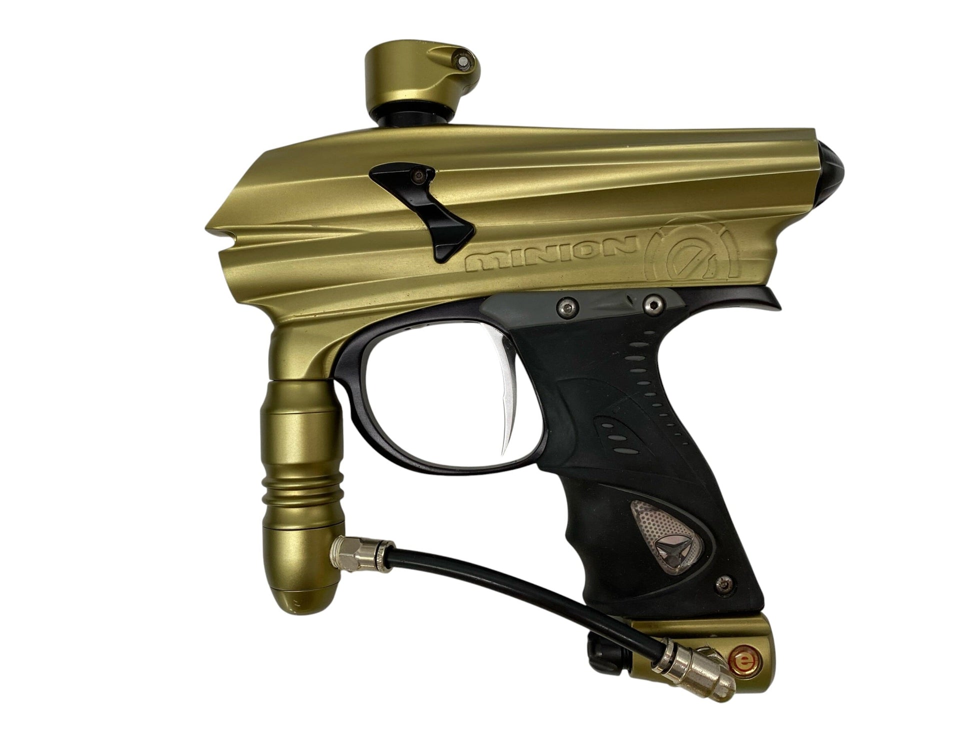 Used DYE / Proto EVIL MINION 6 Gold/Black Paintball Gun Paintball Gun from CPXBrosPaintball Buy/Sell/Trade Paintball Markers, New Paintball Guns, Paintball Hoppers, Paintball Masks, and Hormesis Headbands