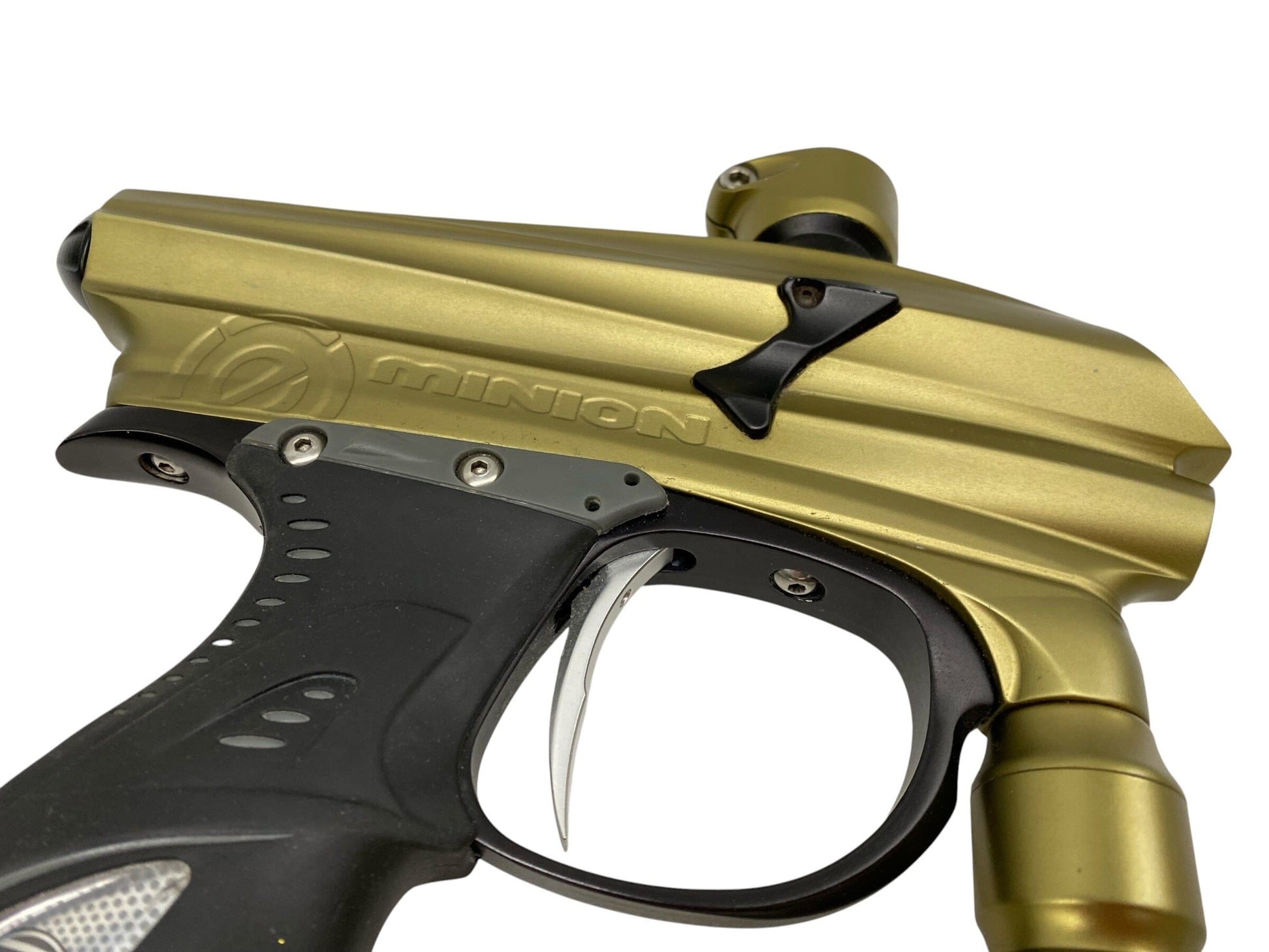 Used DYE / Proto EVIL MINION 6 Gold/Black Paintball Gun Paintball Gun from CPXBrosPaintball Buy/Sell/Trade Paintball Markers, New Paintball Guns, Paintball Hoppers, Paintball Masks, and Hormesis Headbands