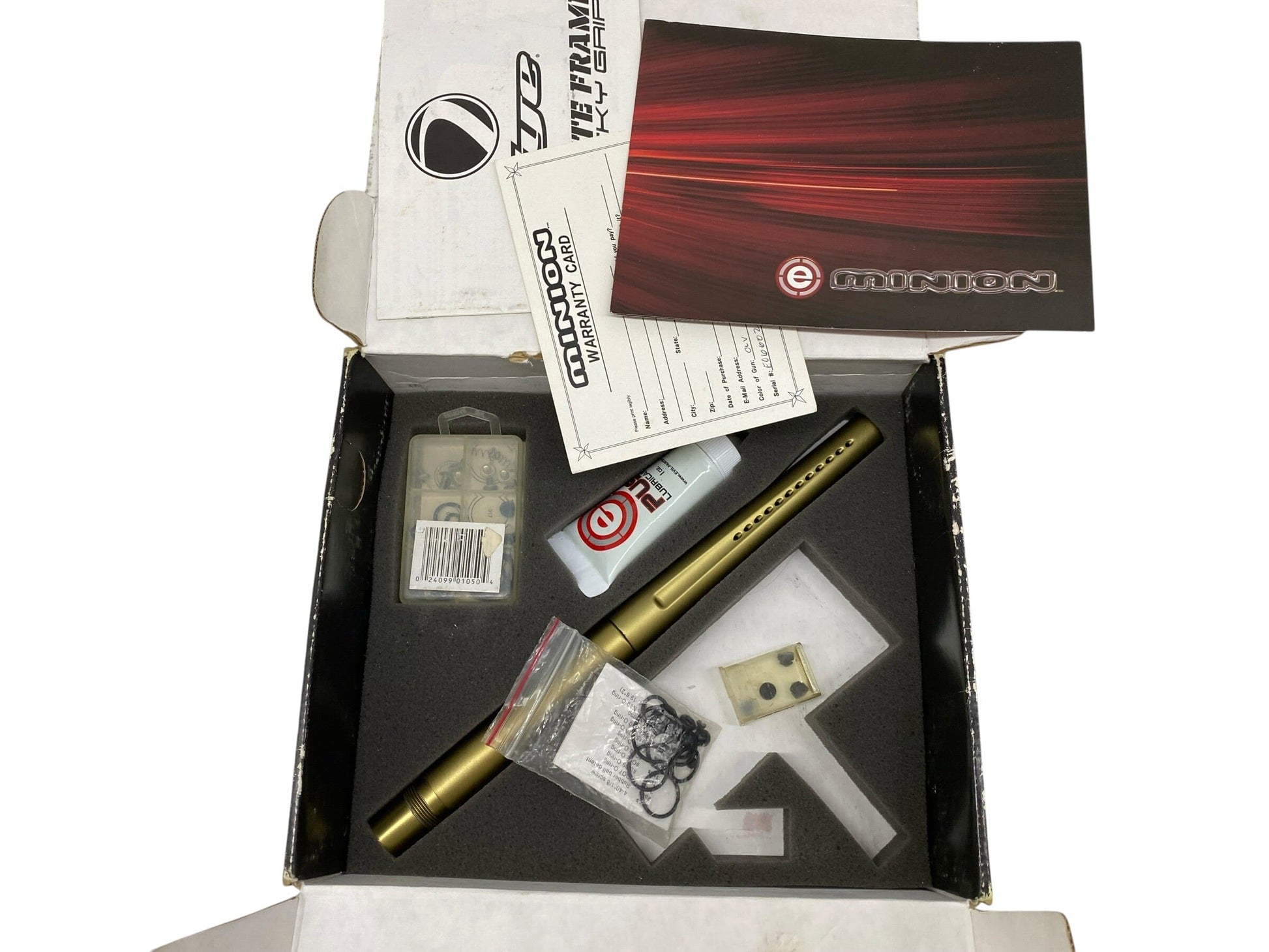 Used DYE / Proto EVIL MINION 6 Gold/Black Paintball Gun Paintball Gun from CPXBrosPaintball Buy/Sell/Trade Paintball Markers, New Paintball Guns, Paintball Hoppers, Paintball Masks, and Hormesis Headbands