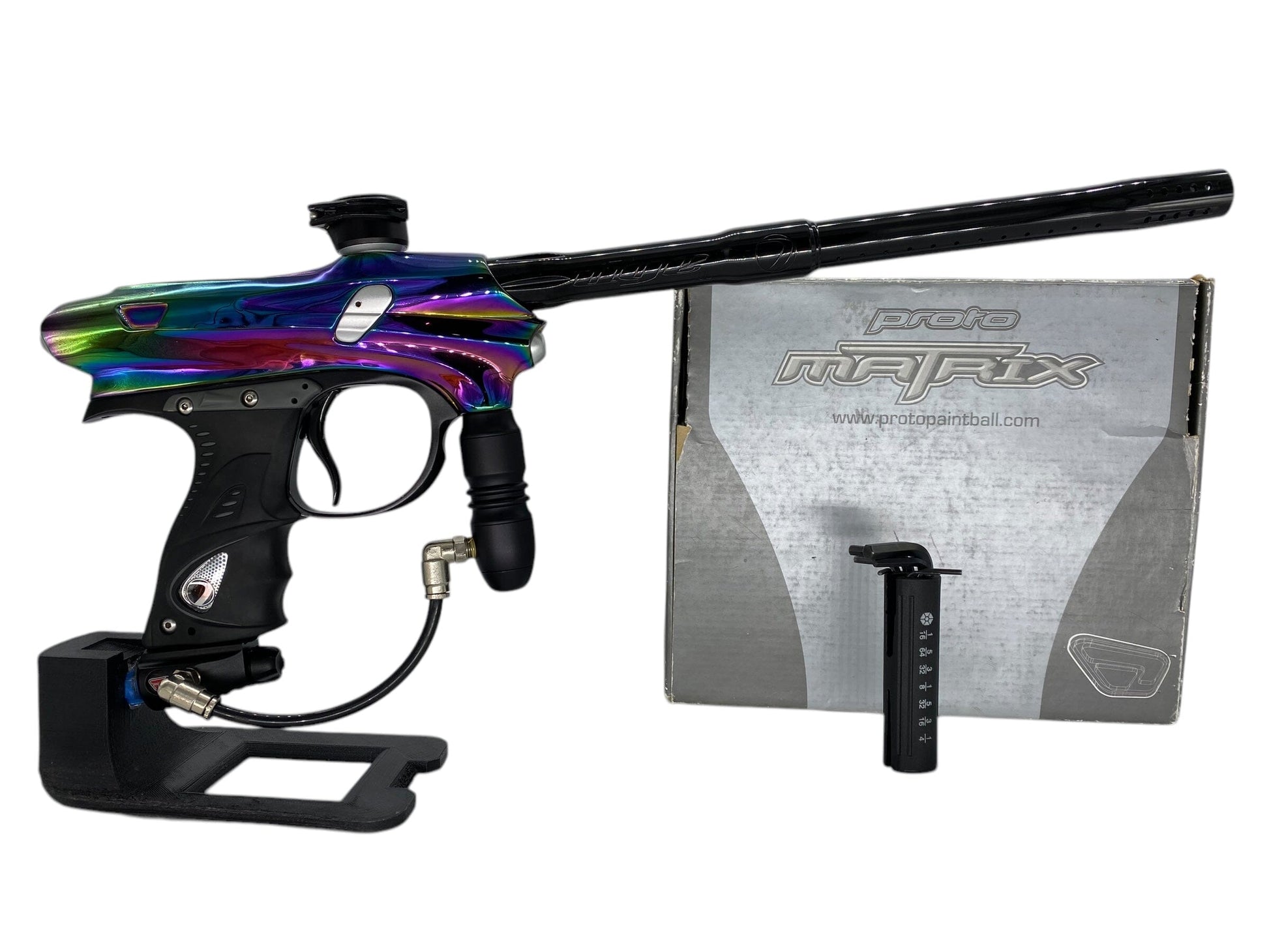 Used Dye Proto Matrix Pm7 Oil Slick Paintball Gun Paintball Gun from CPXBrosPaintball Buy/Sell/Trade Paintball Markers, New Paintball Guns, Paintball Hoppers, Paintball Masks, and Hormesis Headbands