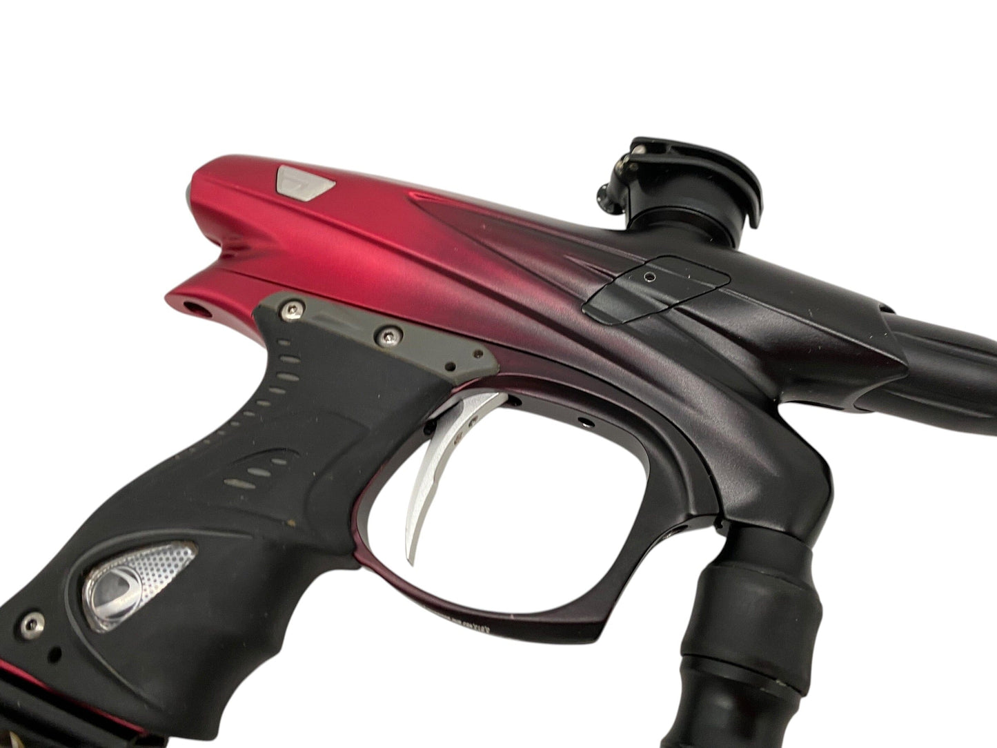 Used Dye Proto Pm 7 Paintball Gun Red/Black Fade Paintball Gun from CPXBrosPaintball Buy/Sell/Trade Paintball Markers, New Paintball Guns, Paintball Hoppers, Paintball Masks, and Hormesis Headbands